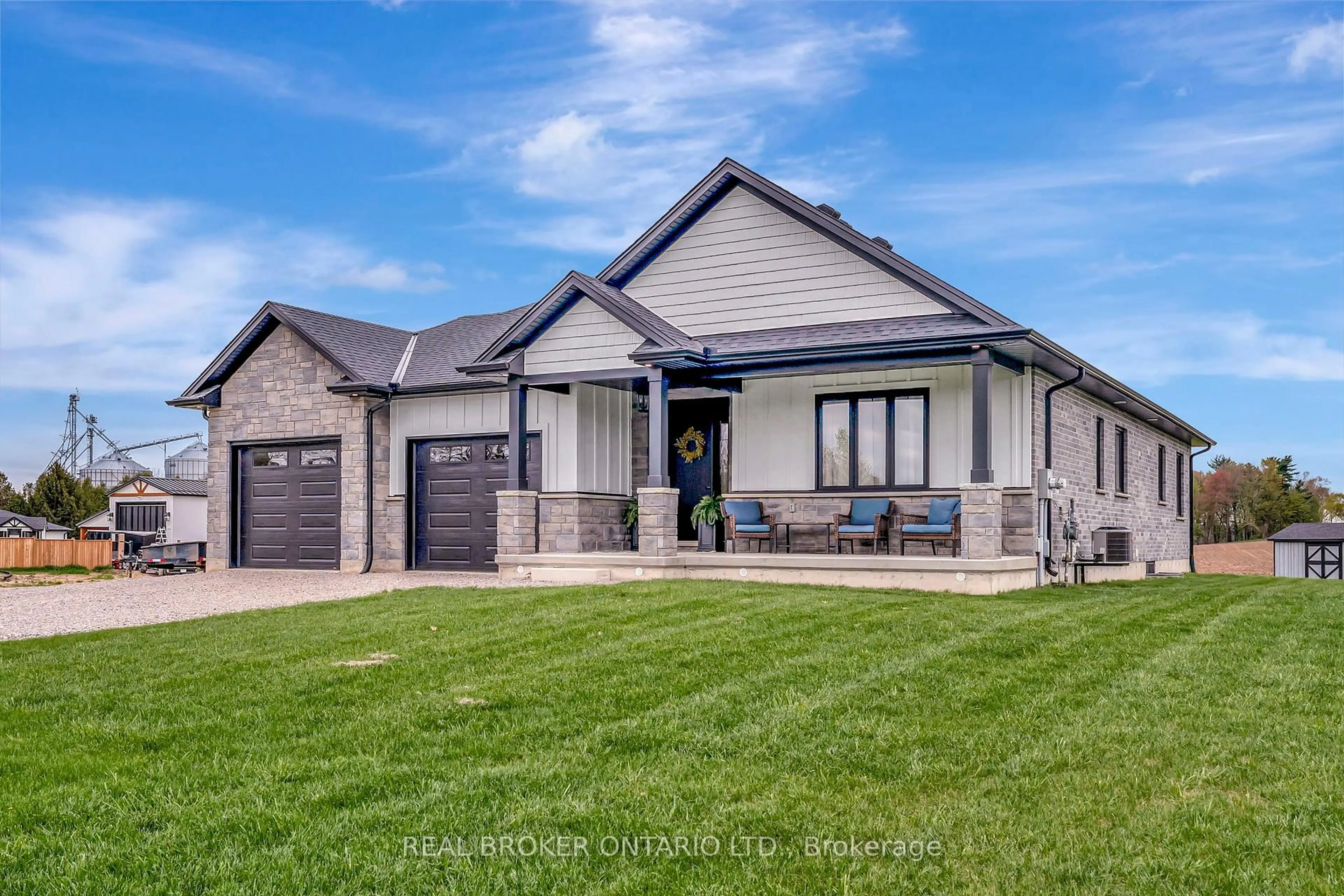 Home with vinyl exterior material, street for 56748 Eden Line, Bayham Ontario N0J 1H0