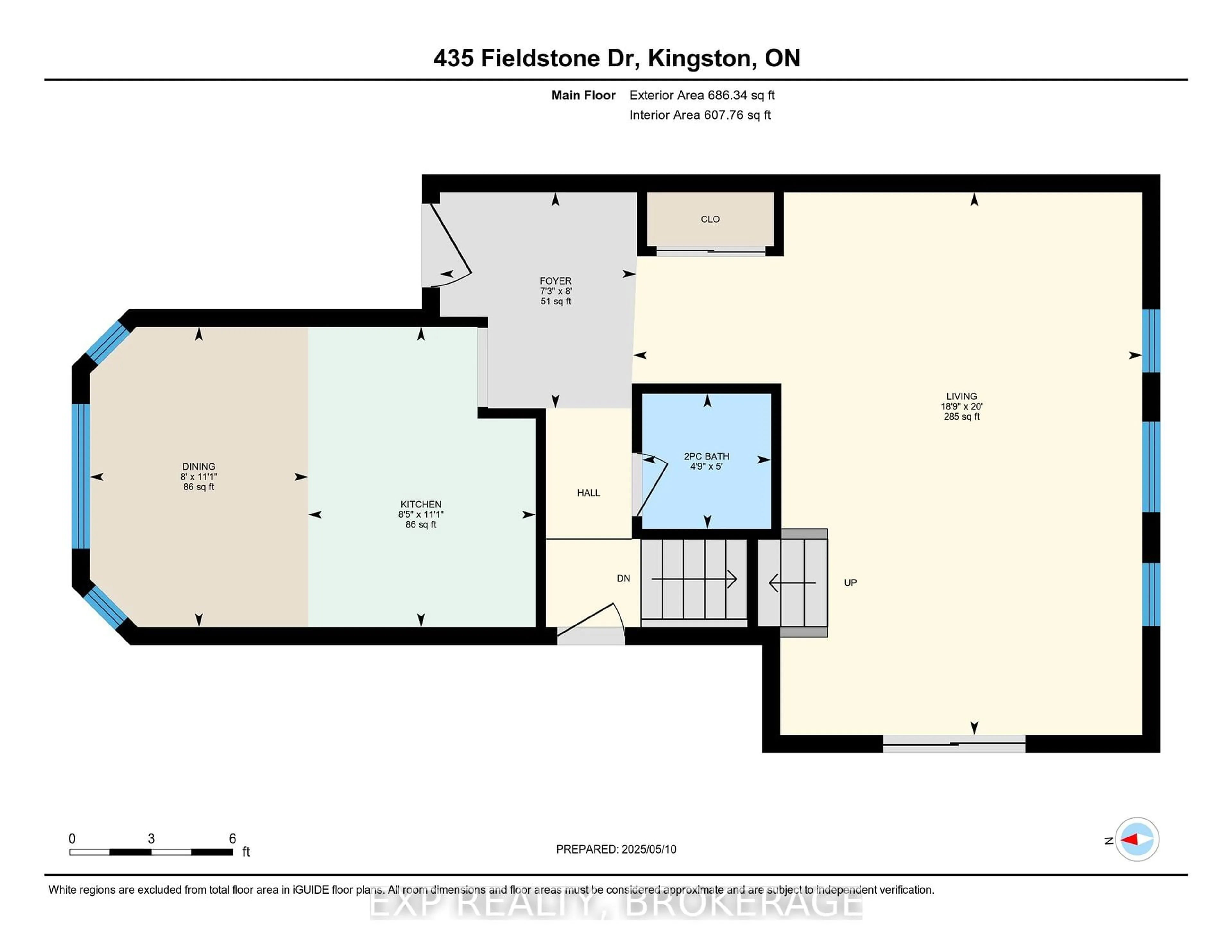 Floor plan for 435 FIELDSTONE Dr, Kingston Ontario K7K 7E2