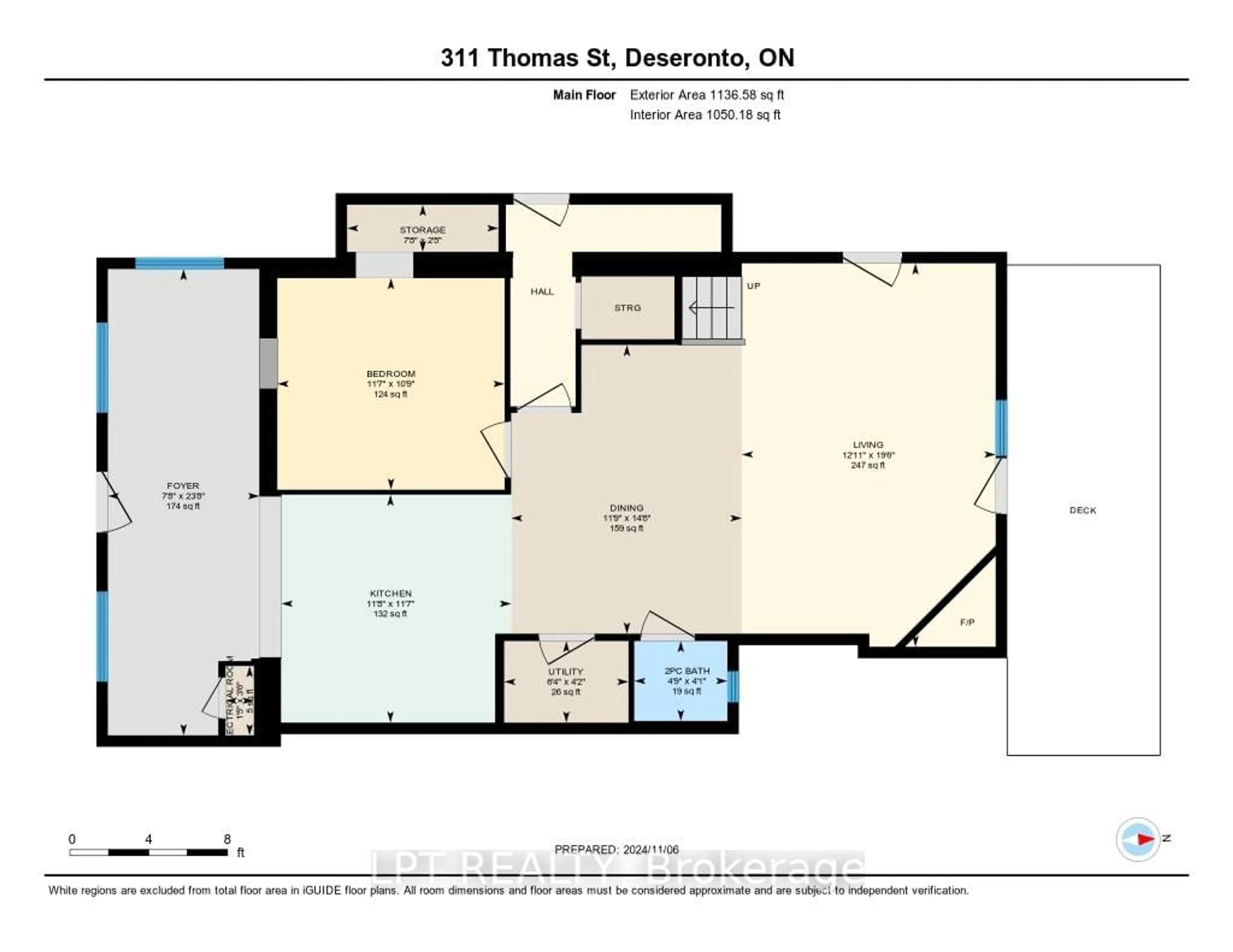Floor plan for 311 Thomas St, Deseronto Ontario K0K 1X0