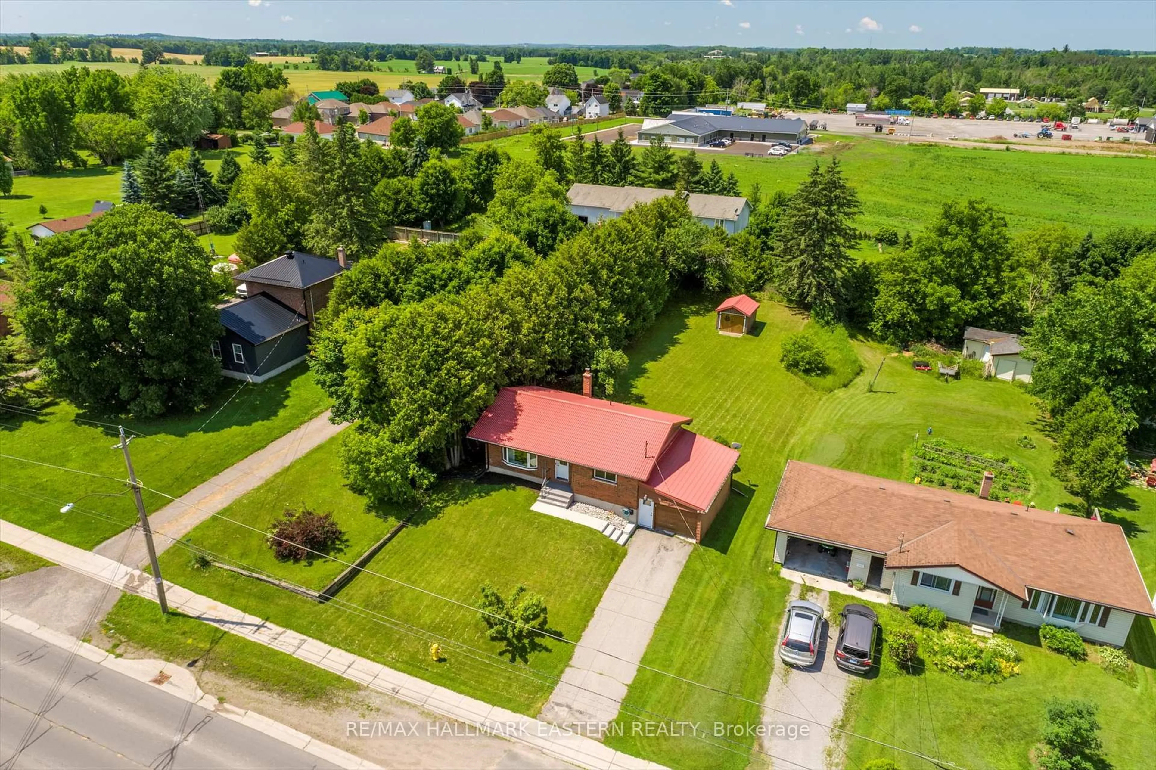 A pic from outside/outdoor area/front of a property/back of a property/a pic from drone, street for 2272 County Rd 45 N/A, Asphodel-Norwood Ontario K0L 2V0