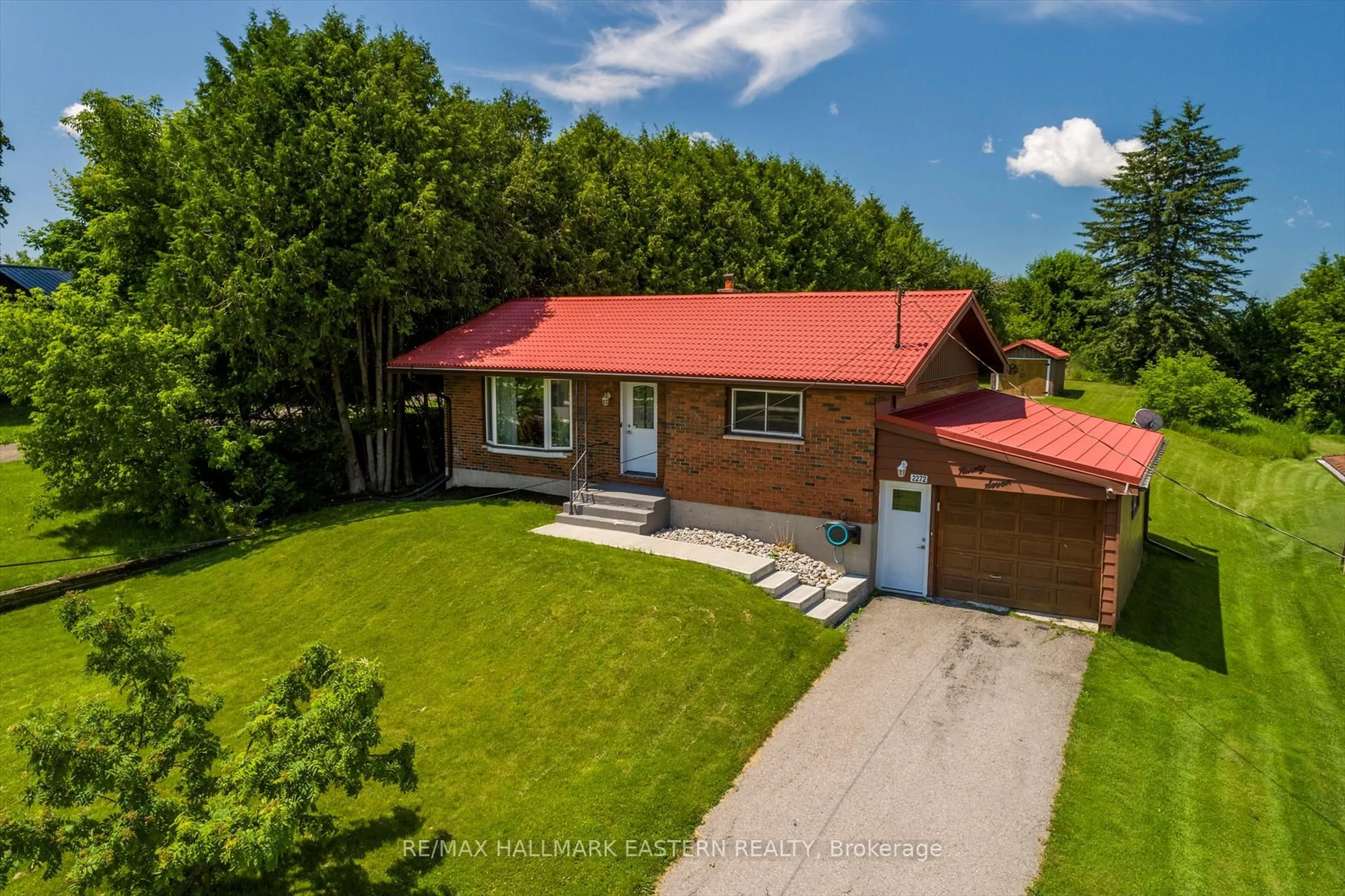 A pic from outside/outdoor area/front of a property/back of a property/a pic from drone, street for 2272 County Rd 45 N/A, Asphodel-Norwood Ontario K0L 2V0