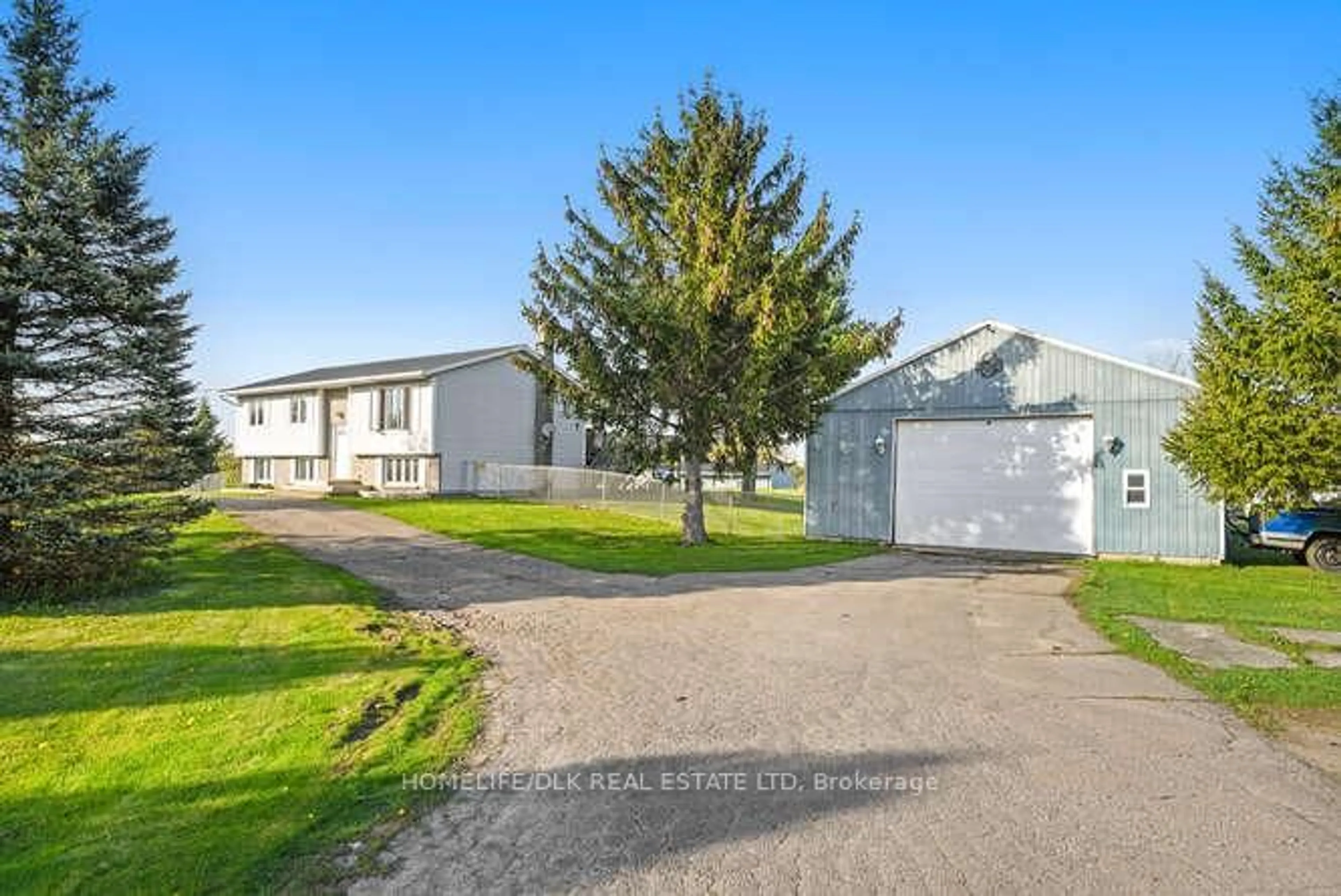 A pic from outside/outdoor area/front of a property/back of a property/a pic from drone, street for 6427 County Rd 7 Rd, Elizabethtown-Kitley Ontario K6V 5T4