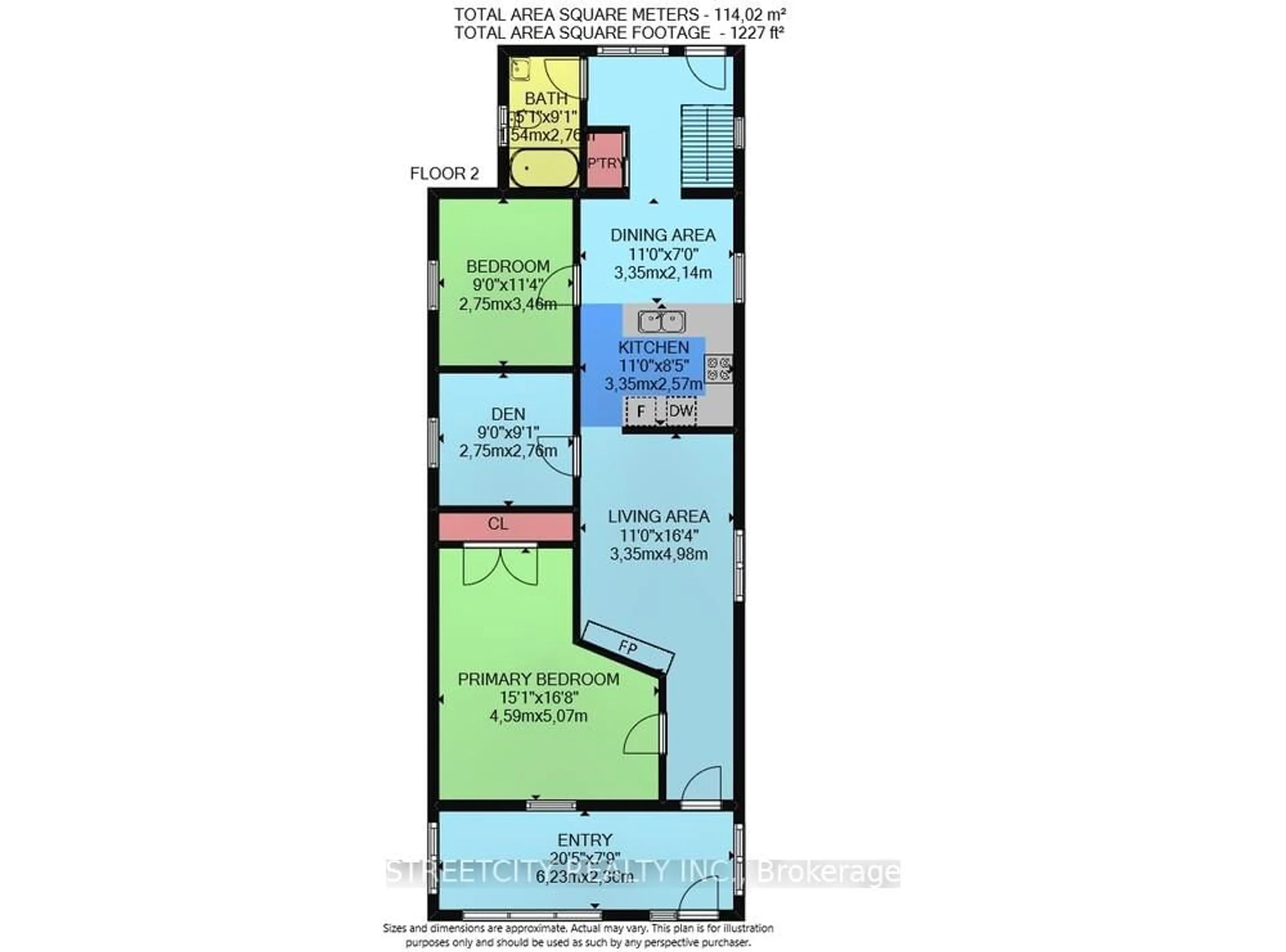Floor plan for 1081 Florence St, London East Ontario N5W 2M7
