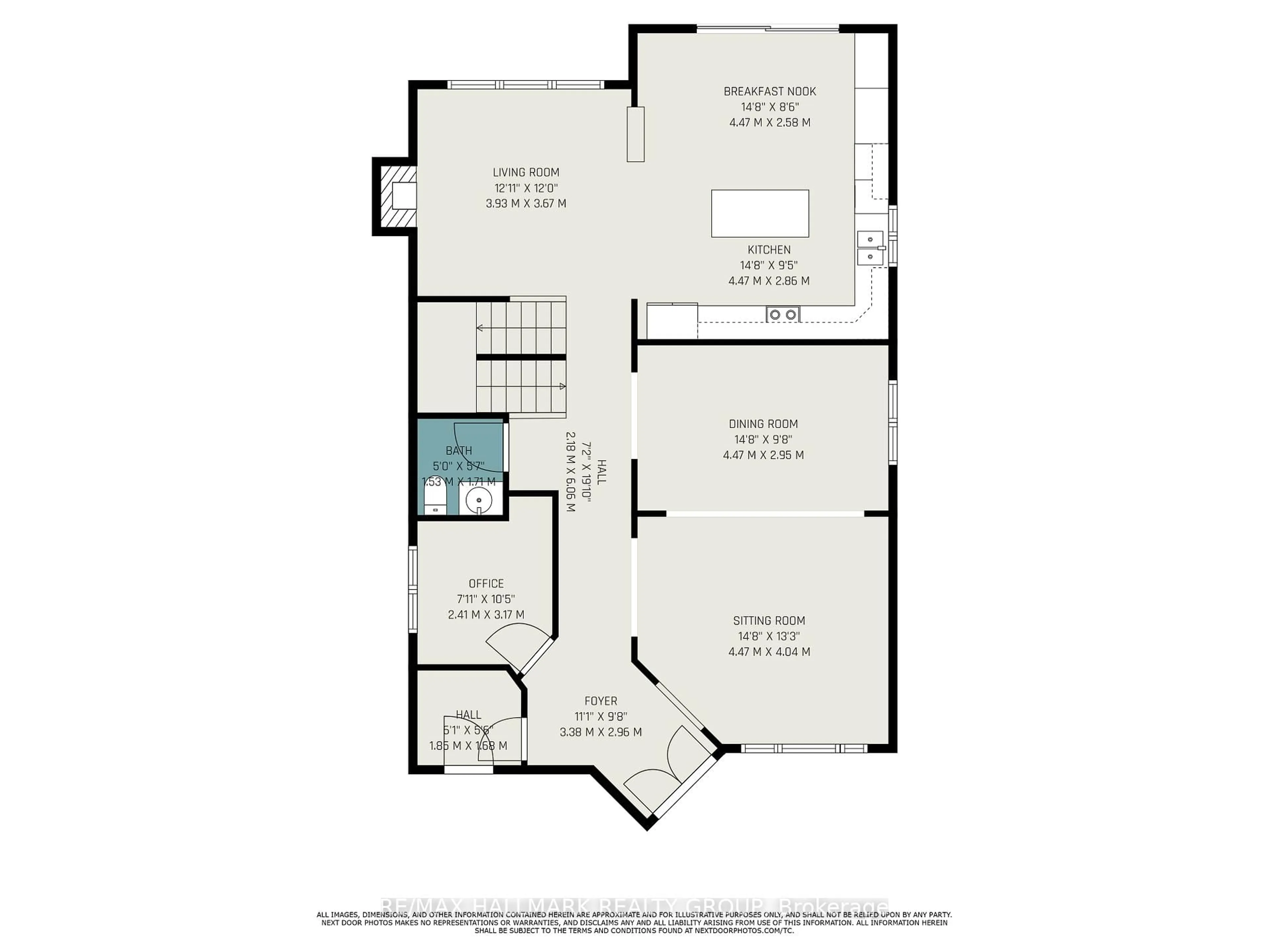 Floor plan for 171 Allanford Ave, Ottawa Ontario K1T 3Y4