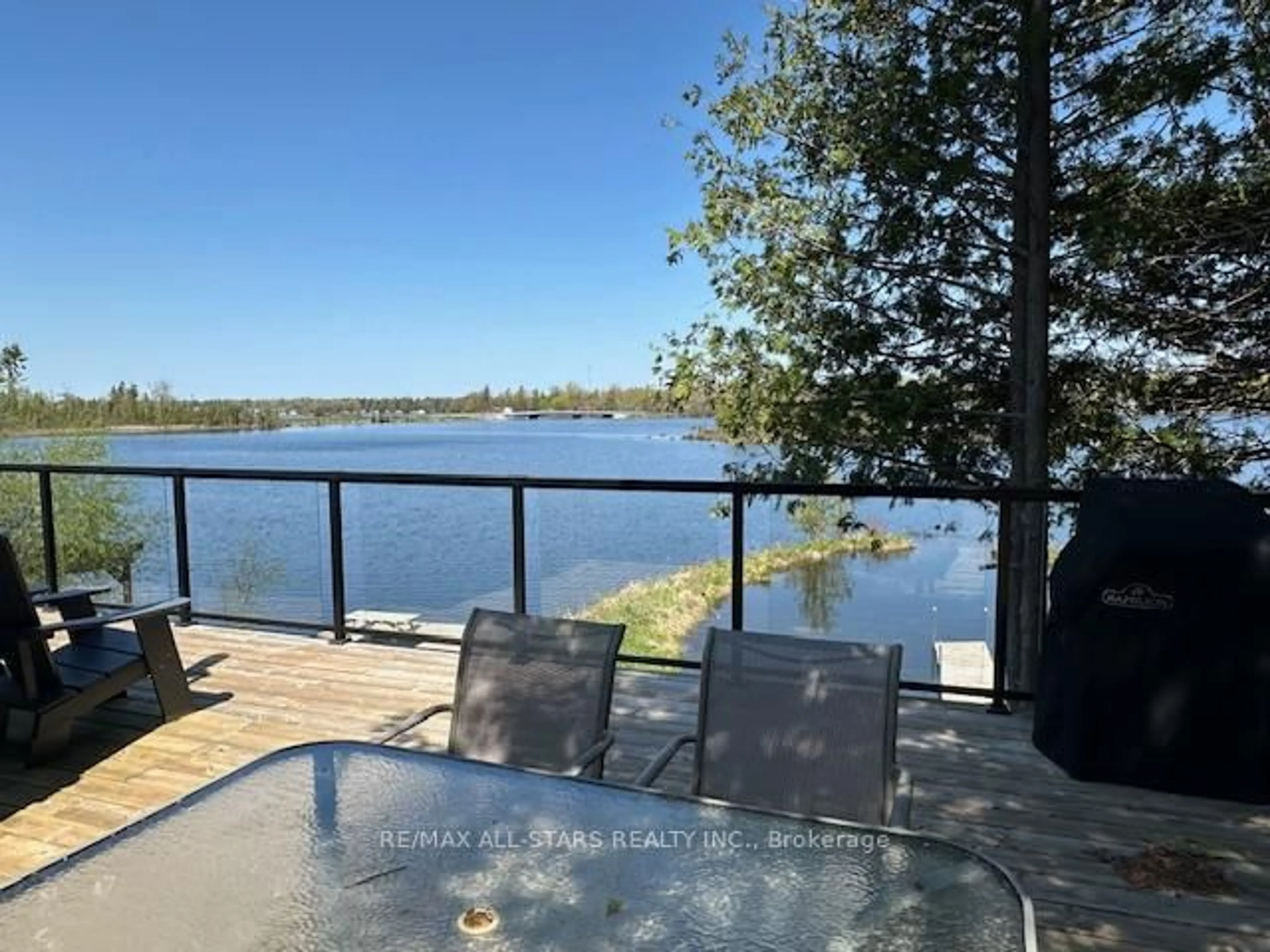 Patio, water/lake/river/ocean view for 15 Manchester Tr, Kawartha Lakes Ontario K0M 1A0