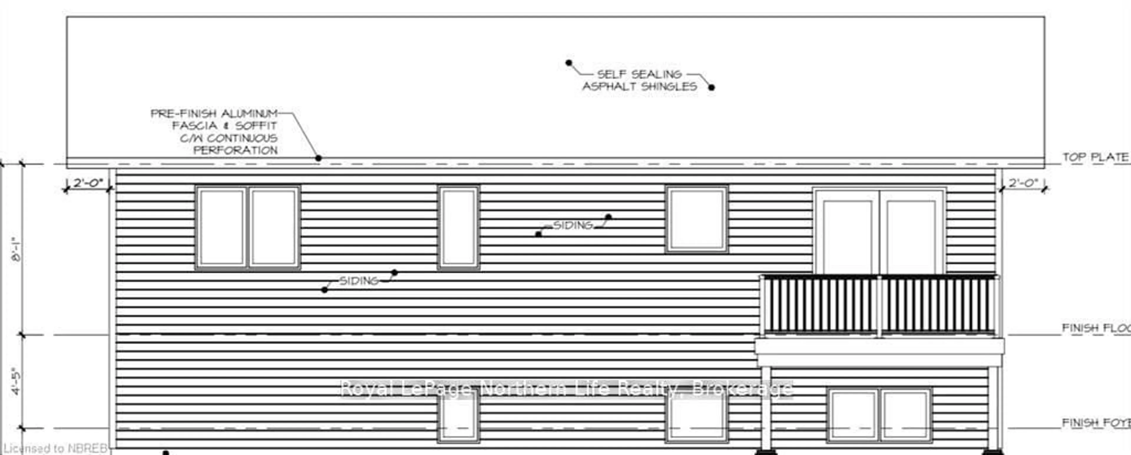 Floor plan for 424 Roy St, West Nipissing Ontario P2B 2B5