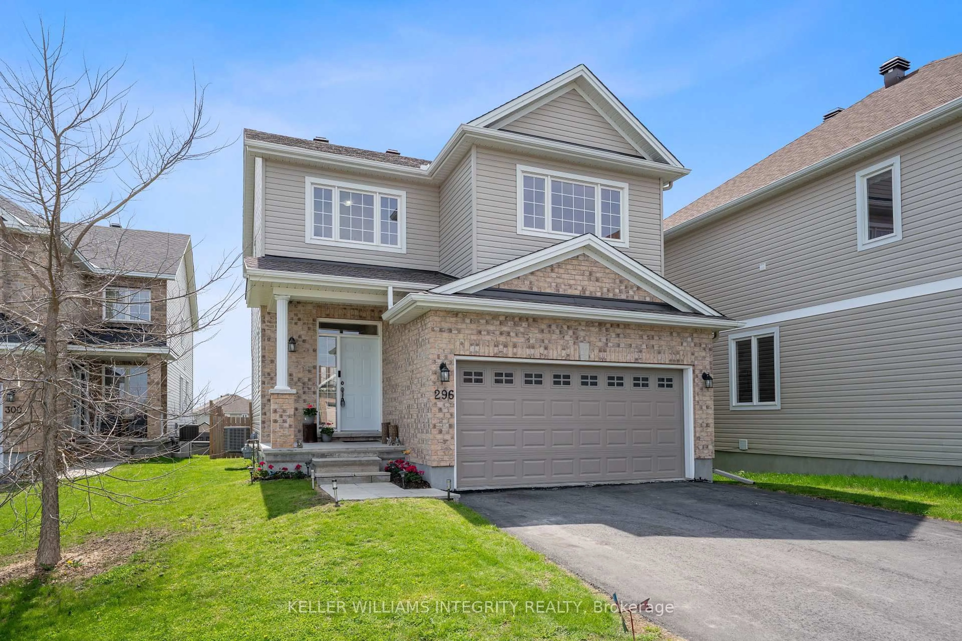 Home with vinyl exterior material, street for 296 Bert Hall St, Arnprior Ontario K7S 0H1