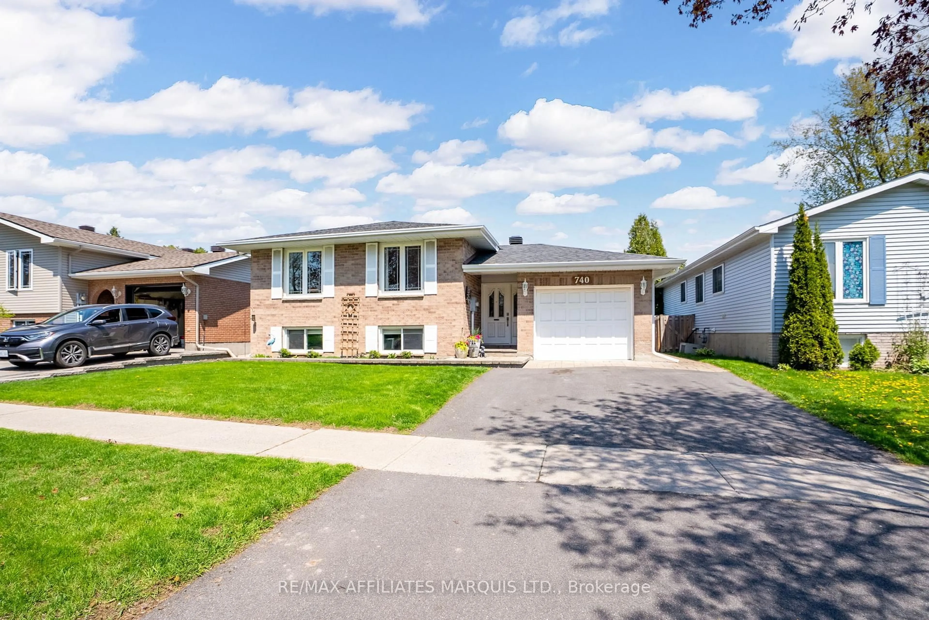 Home with brick exterior material, street for 740 Champlain Dr, Cornwall Ontario K6H 6S8