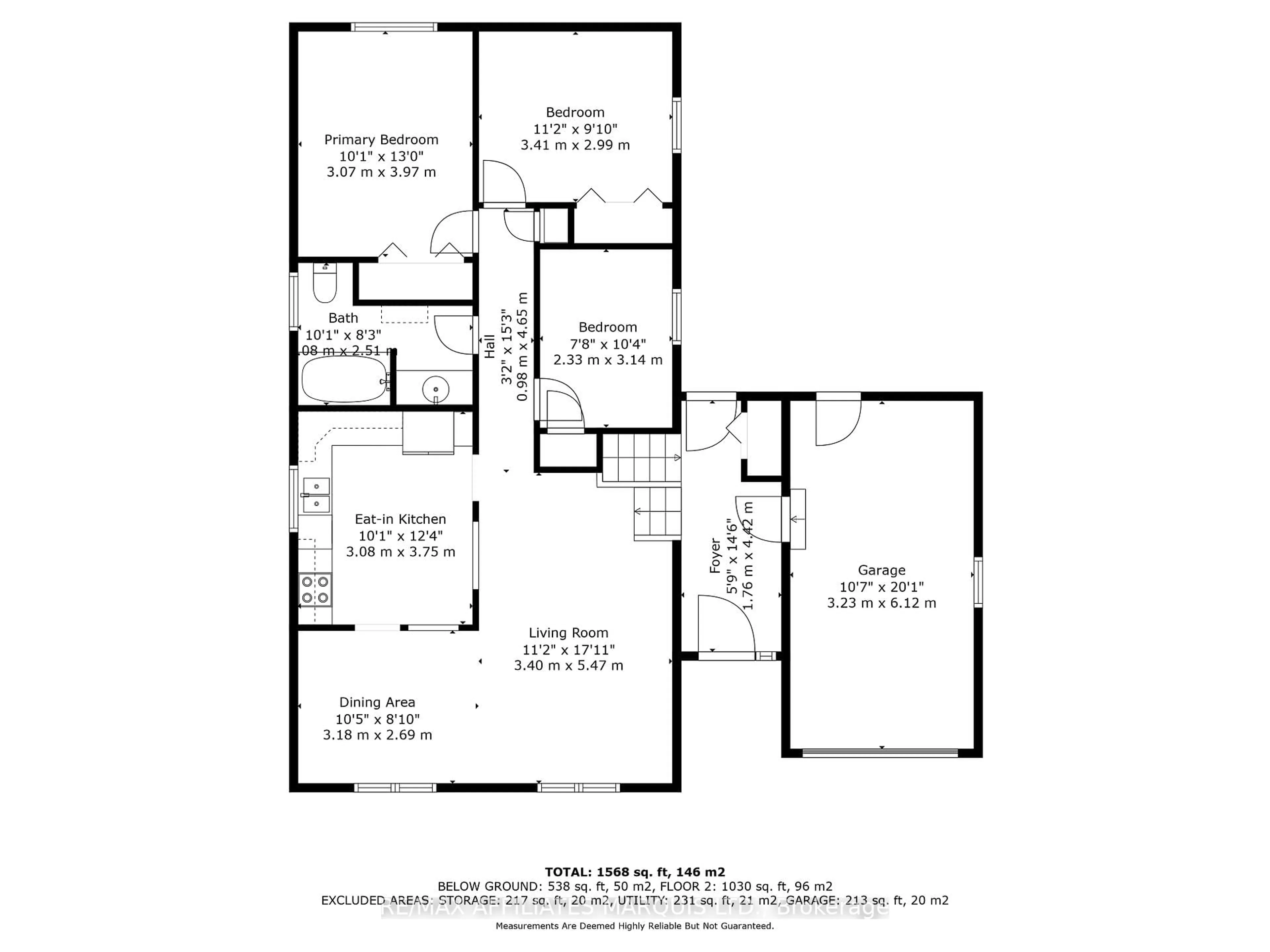 Floor plan for 740 Champlain Dr, Cornwall Ontario K6H 6S8