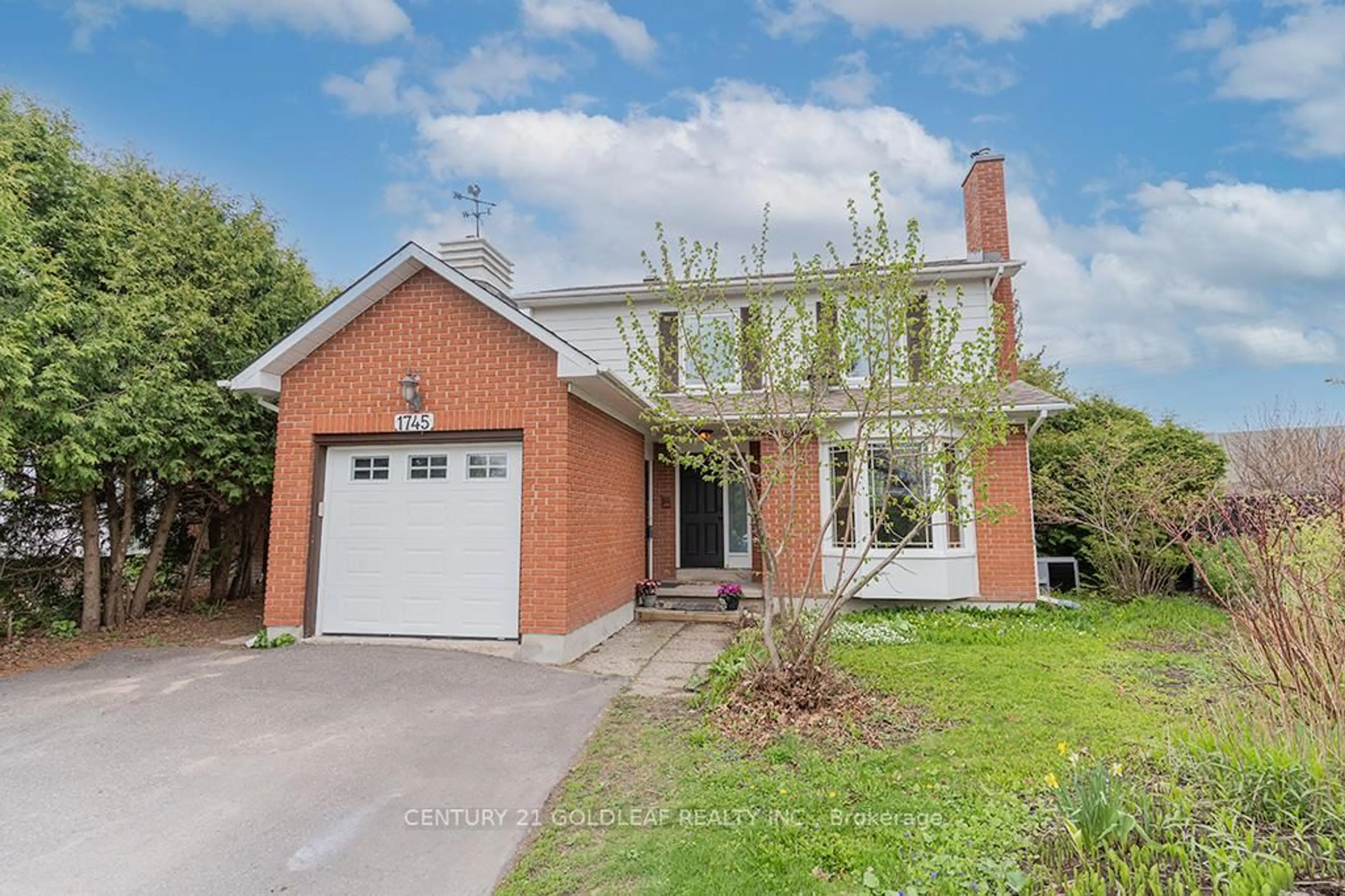 Home with brick exterior material, street for 1745 Bonaventure Terr, Orleans Ontario K1C 1W5