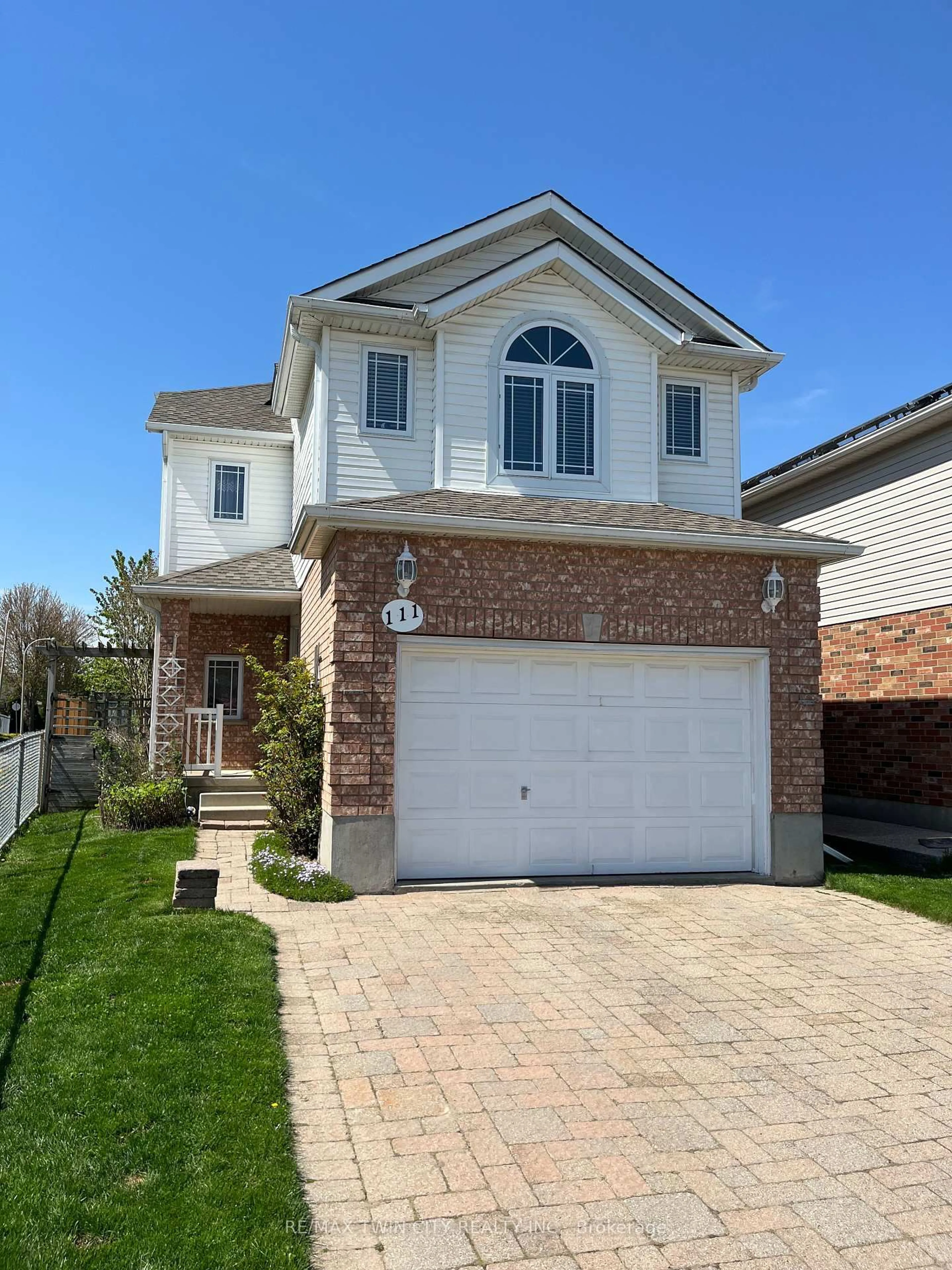 Home with brick exterior material, street for 111 Cotton Grass St, Kitchener Ontario N2E 3T5