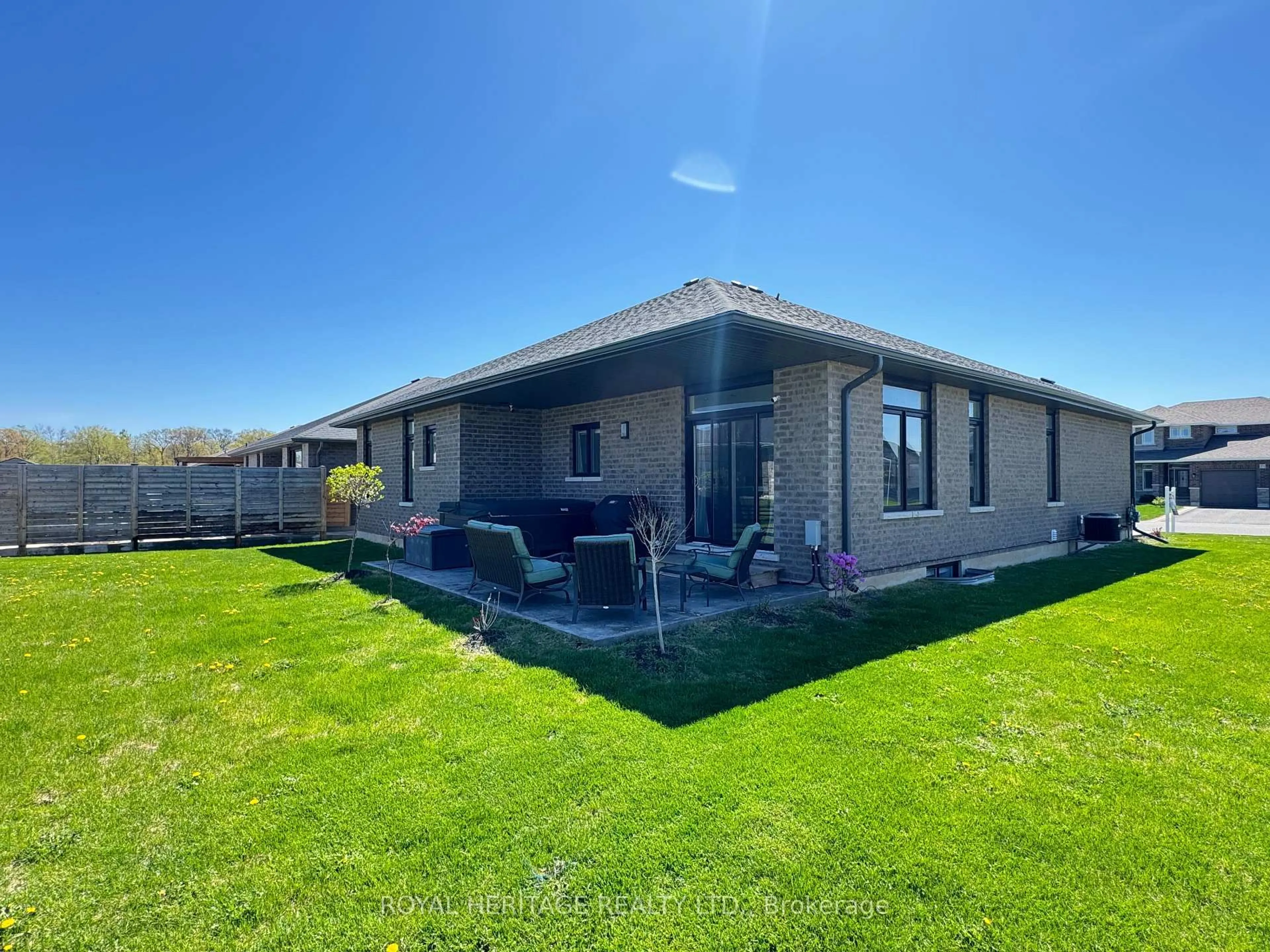 A pic from outside/outdoor area/front of a property/back of a property/a pic from drone, unknown for 22 Bel Air Cres, Quinte West Ontario K8V 0H4