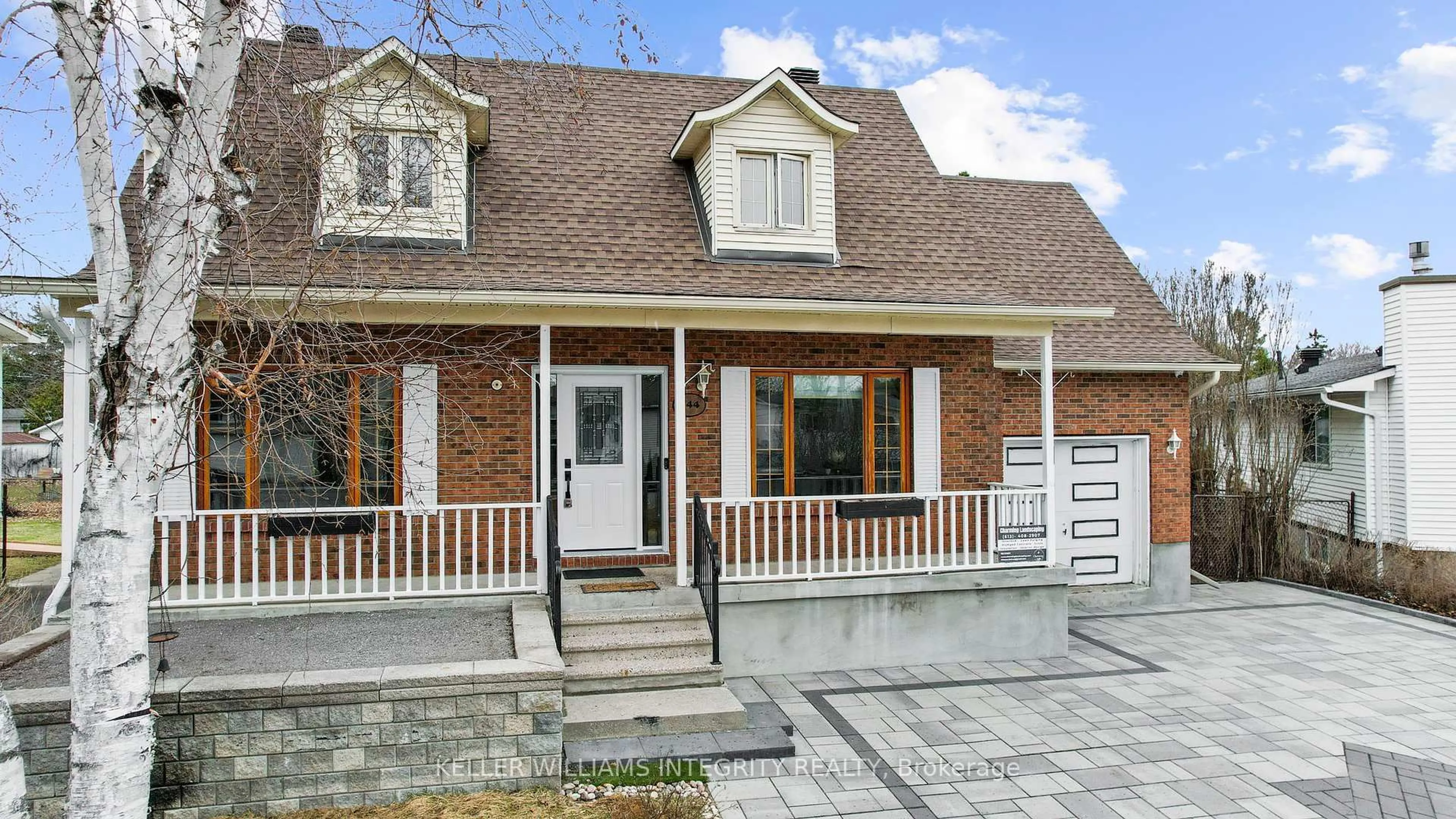 Home with brick exterior material, street for 44 Poole Creek Cres, Ottawa Ontario K2S 1T7