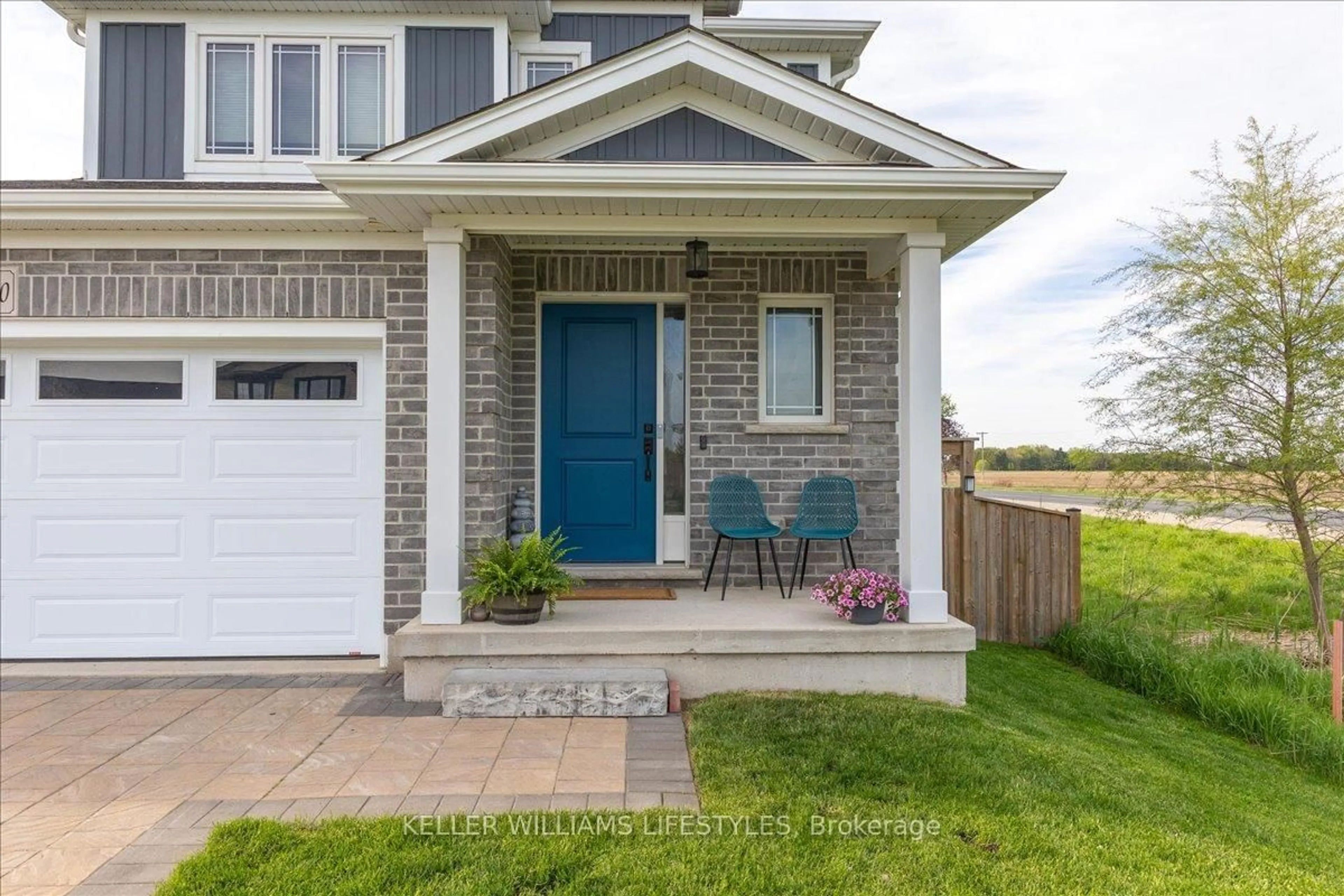 Home with brick exterior material, street for 100 GILMOUR Dr, Lucan Biddulph Ontario N0M 2J0