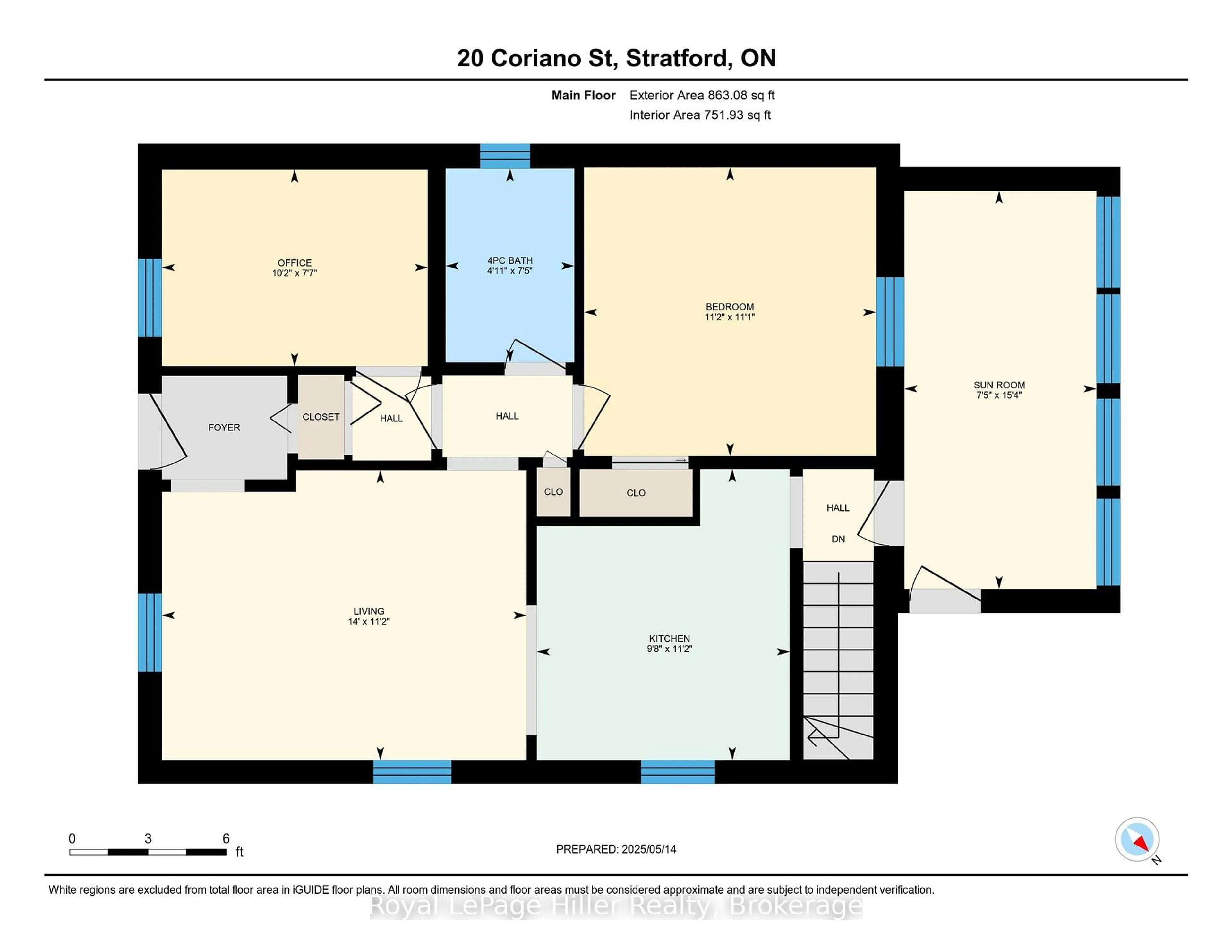 Floor plan for 20 Coriano St, Stratford Ontario N5A 6C3