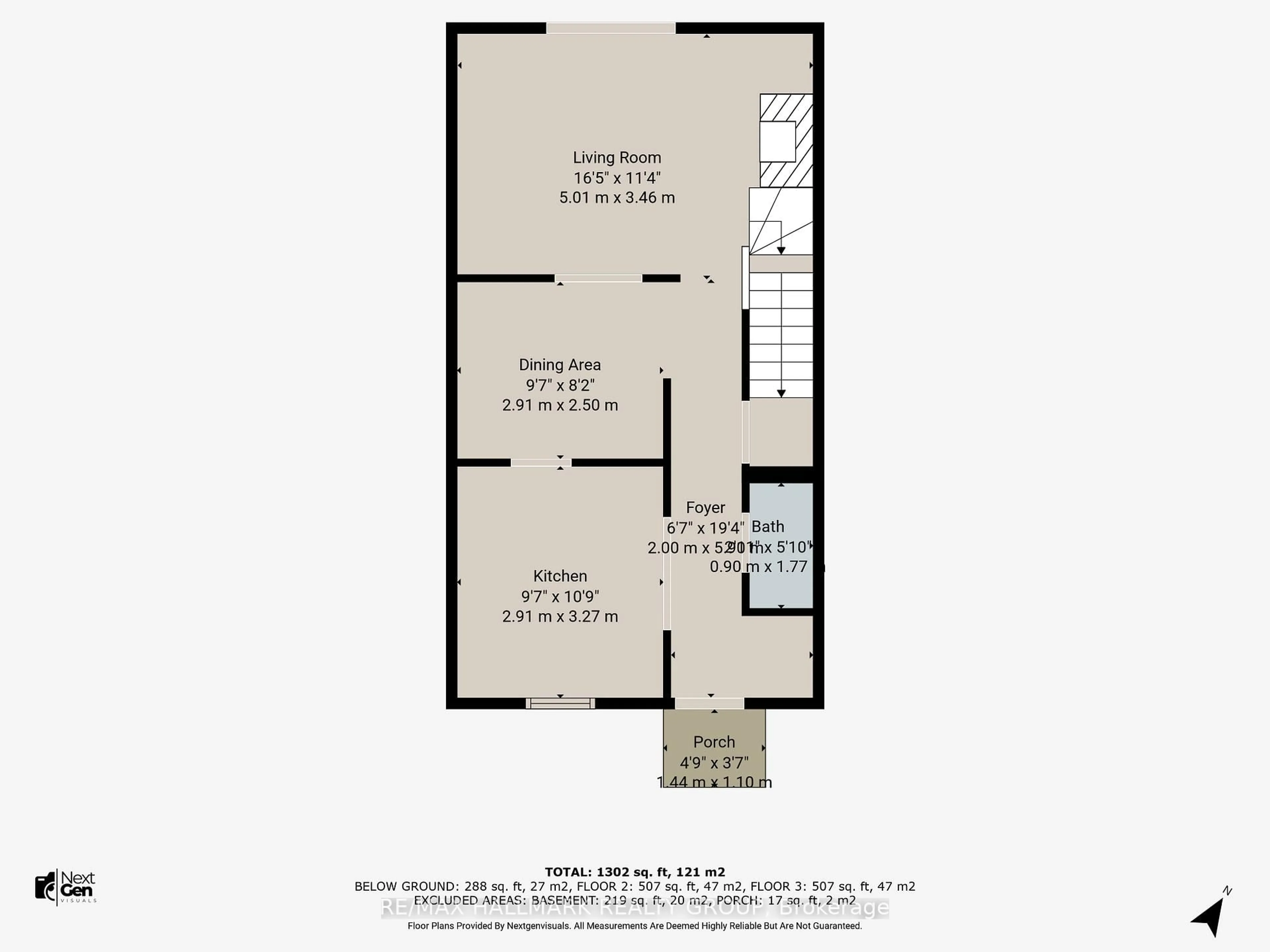 Floor plan for 161 Glen Park Dr, Ottawa Ontario K1B 4Y5
