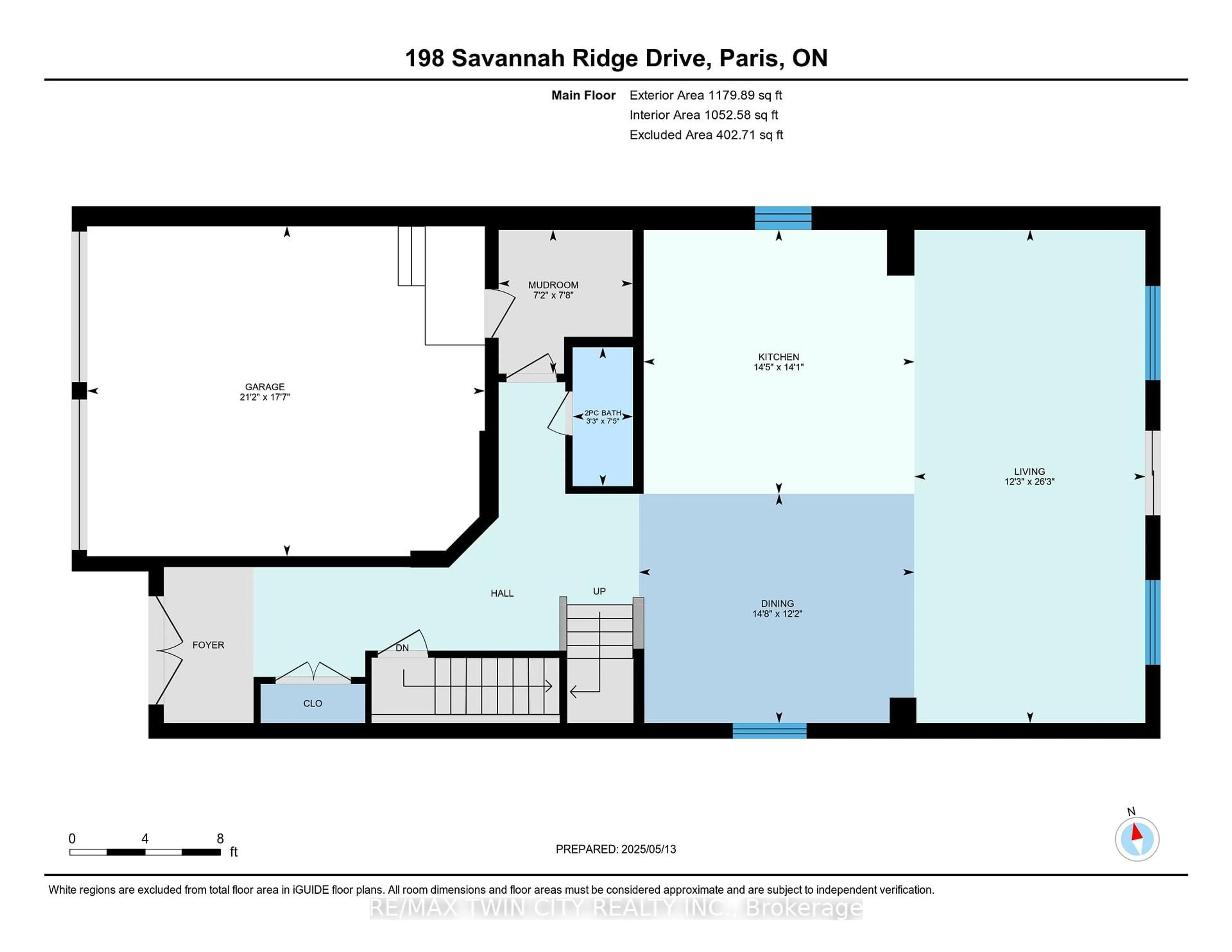 Floor plan for 198 Savannah Ridge Dr, Brant Ontario N3L 0L5