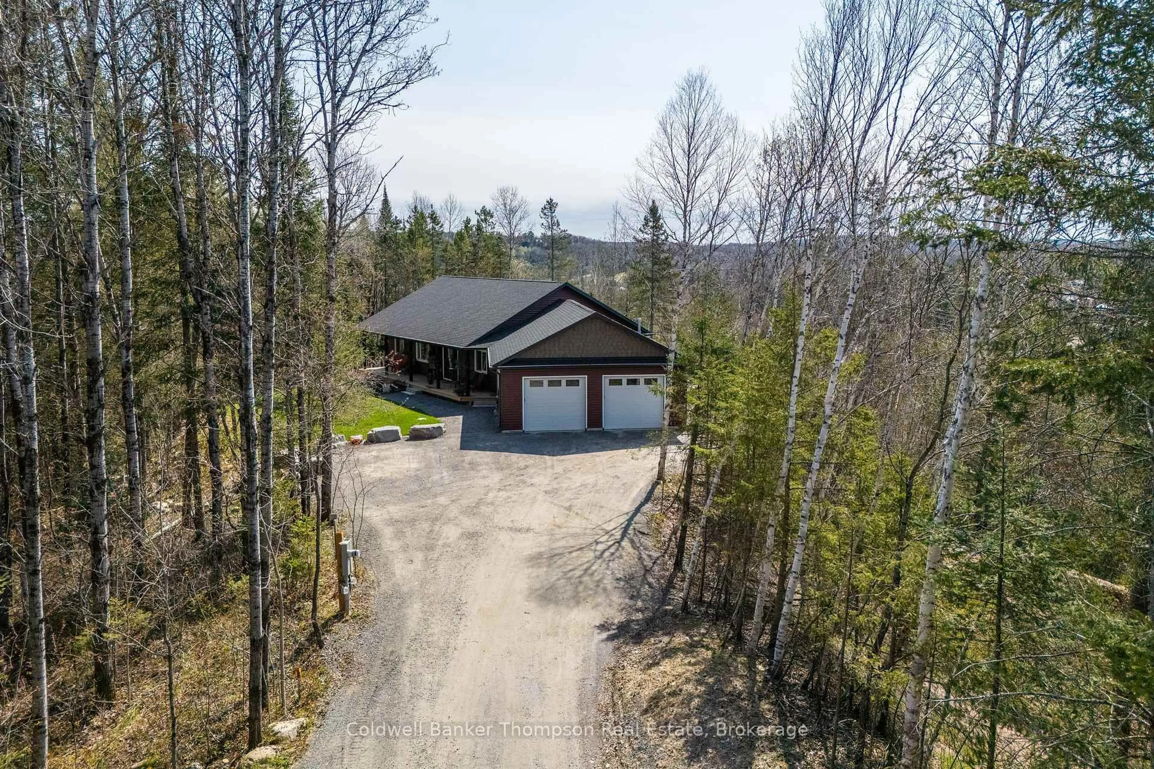 A pic from outside/outdoor area/front of a property/back of a property/a pic from drone, unknown for 250 Main Street St, Burk's Falls Ontario P0A 1C0