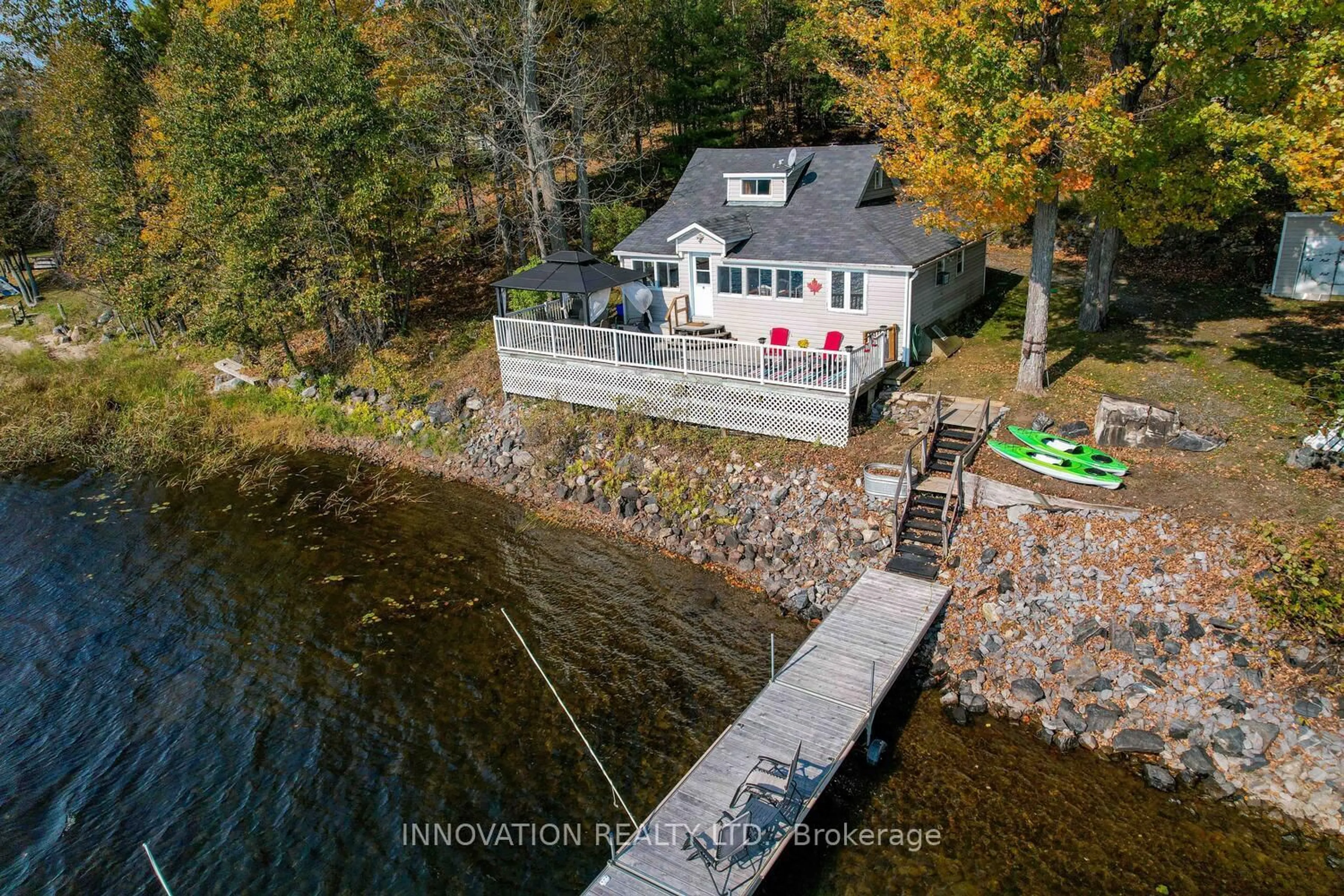 A pic from outside/outdoor area/front of a property/back of a property/a pic from drone, water/lake/river/ocean view for 243 MAPLE HOLLOW Dr, Mcdonalds Corners Ontario K0G 1M0