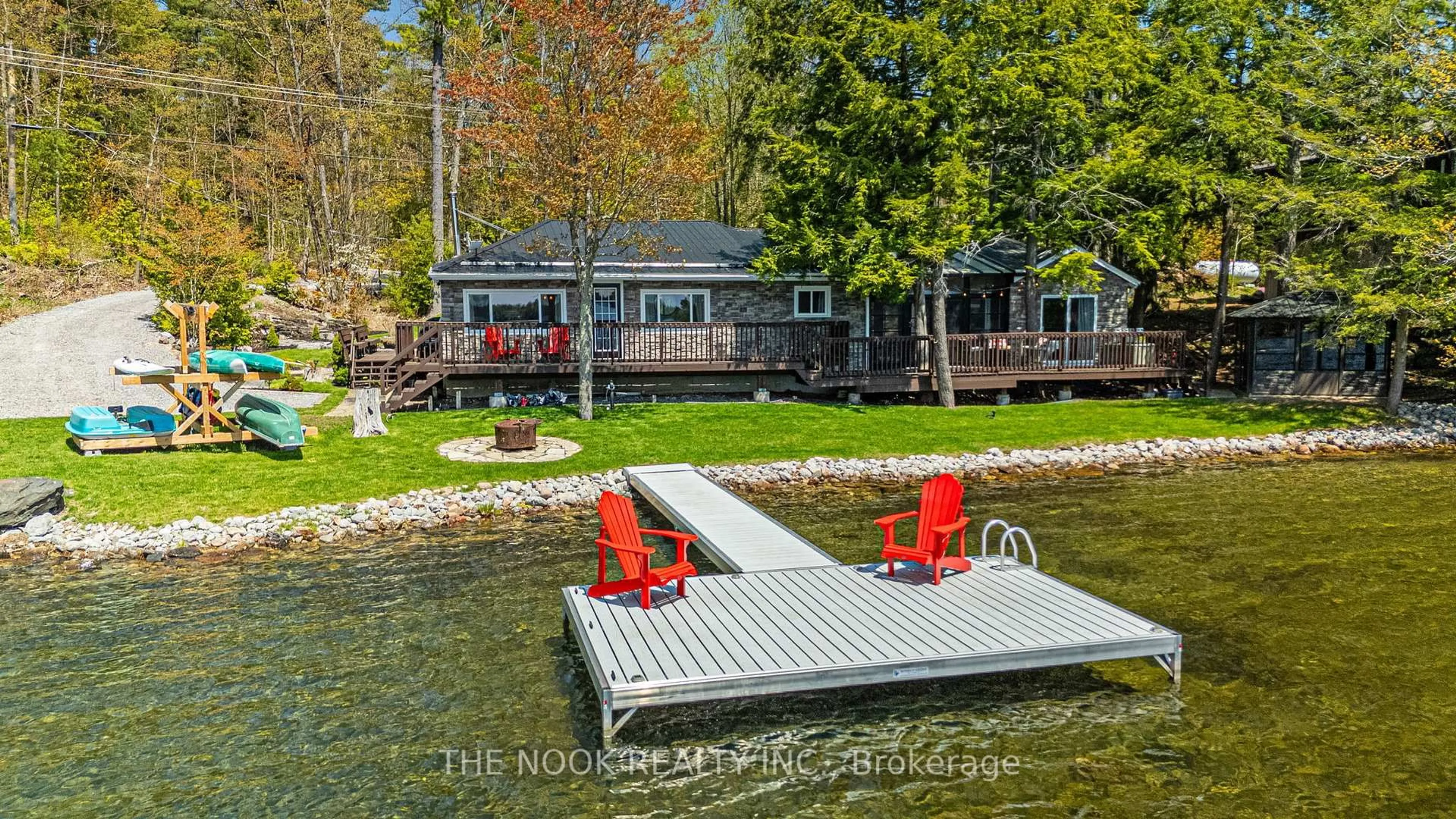 Patio, water/lake/river/ocean view for 25 Fire Route 65B N/A, Havelock-Belmont-Methuen Ontario K0L 1Z0
