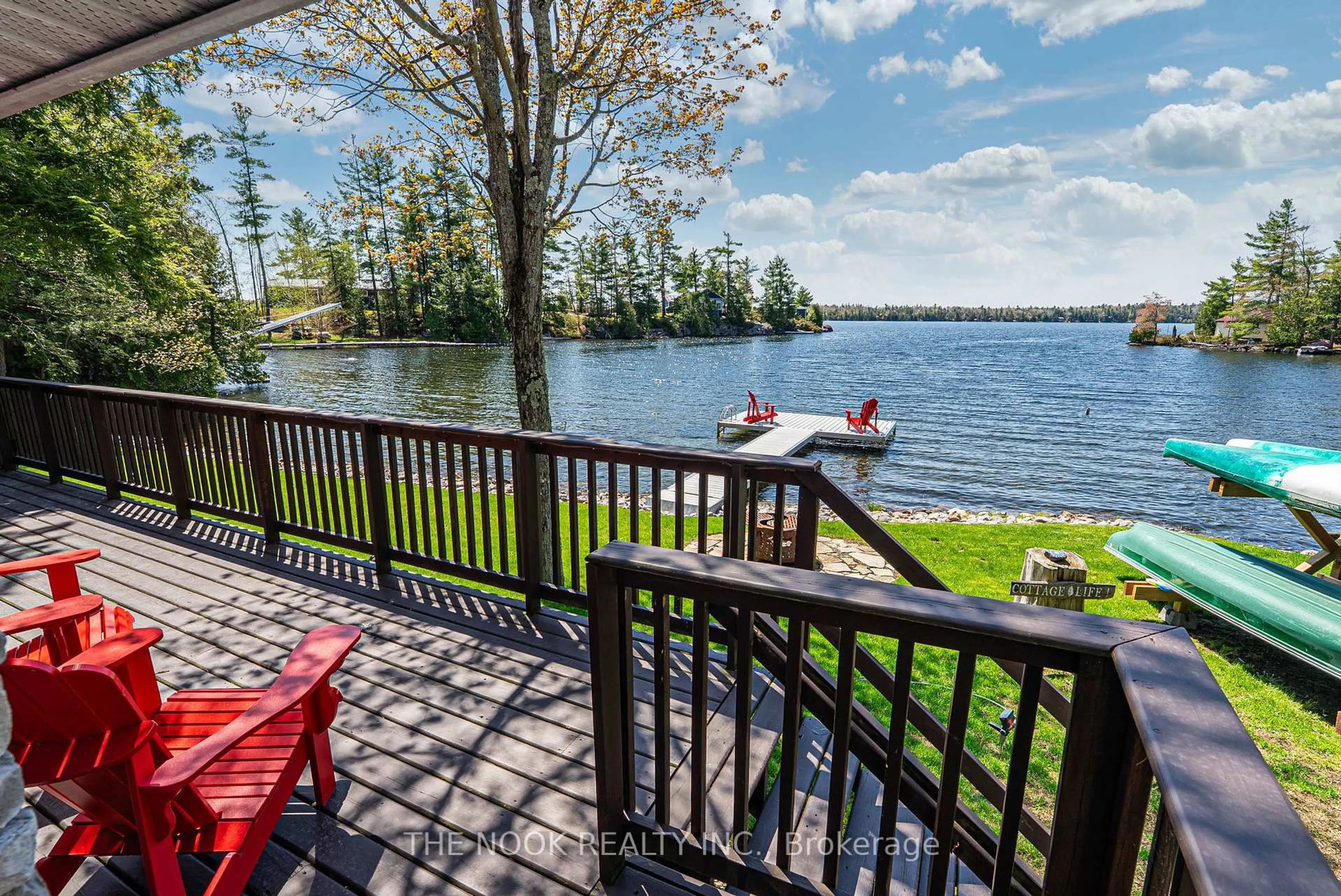 Patio, water/lake/river/ocean view for 25 Fire Route 65B N/A, Havelock-Belmont-Methuen Ontario K0L 1Z0