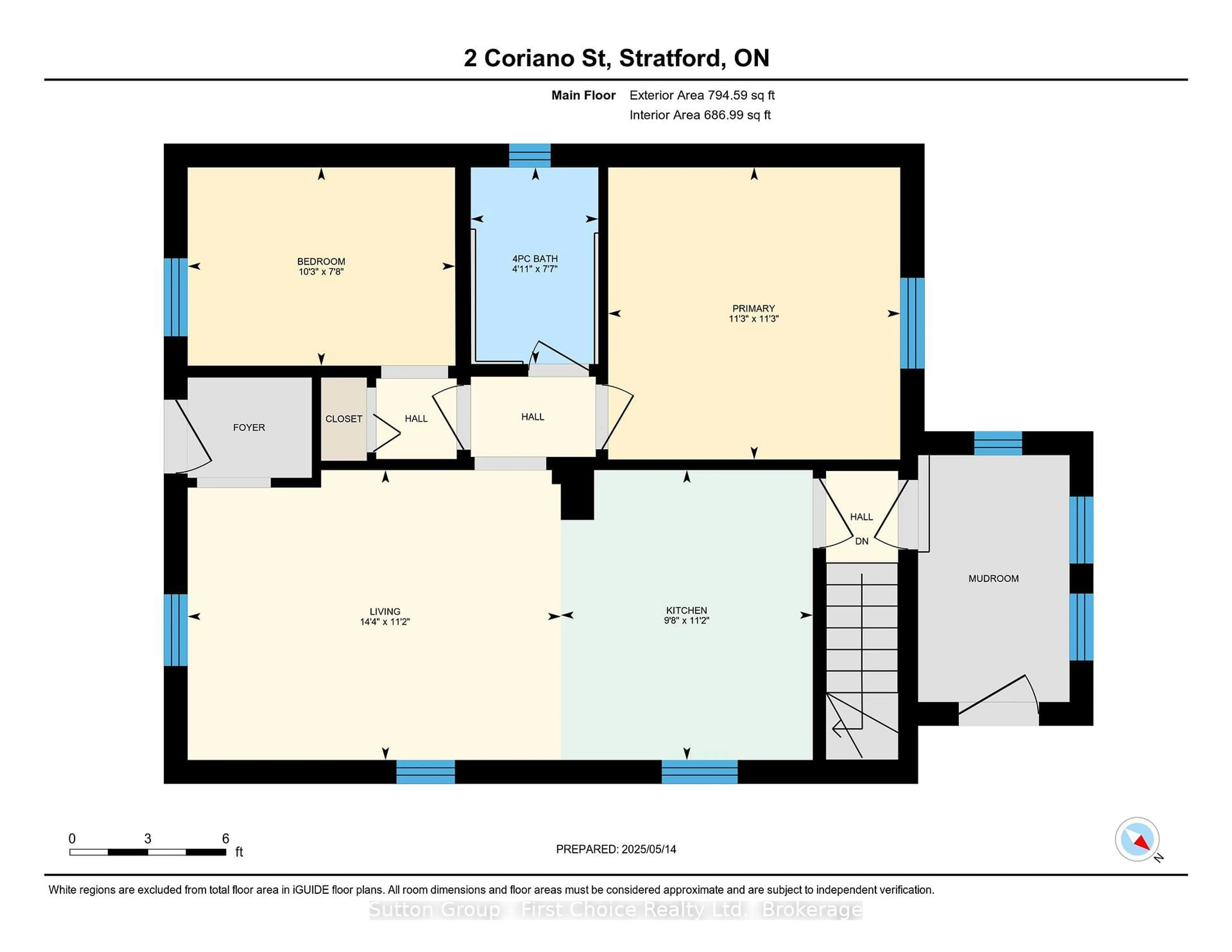 Floor plan for 2 Coriano St, Stratford Ontario N5A 6C3