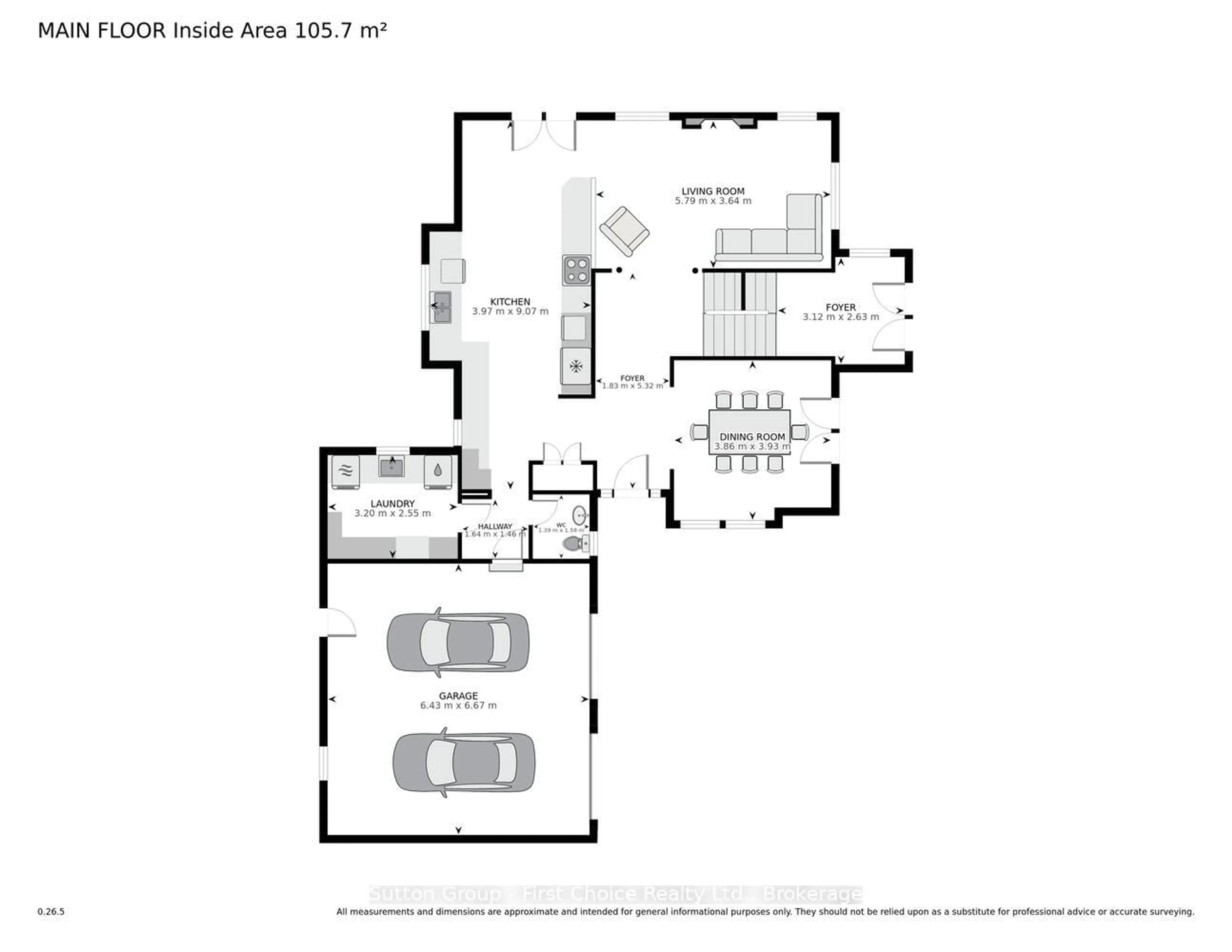 Floor plan for 63 James St, Stratford Ontario N5A 5H9