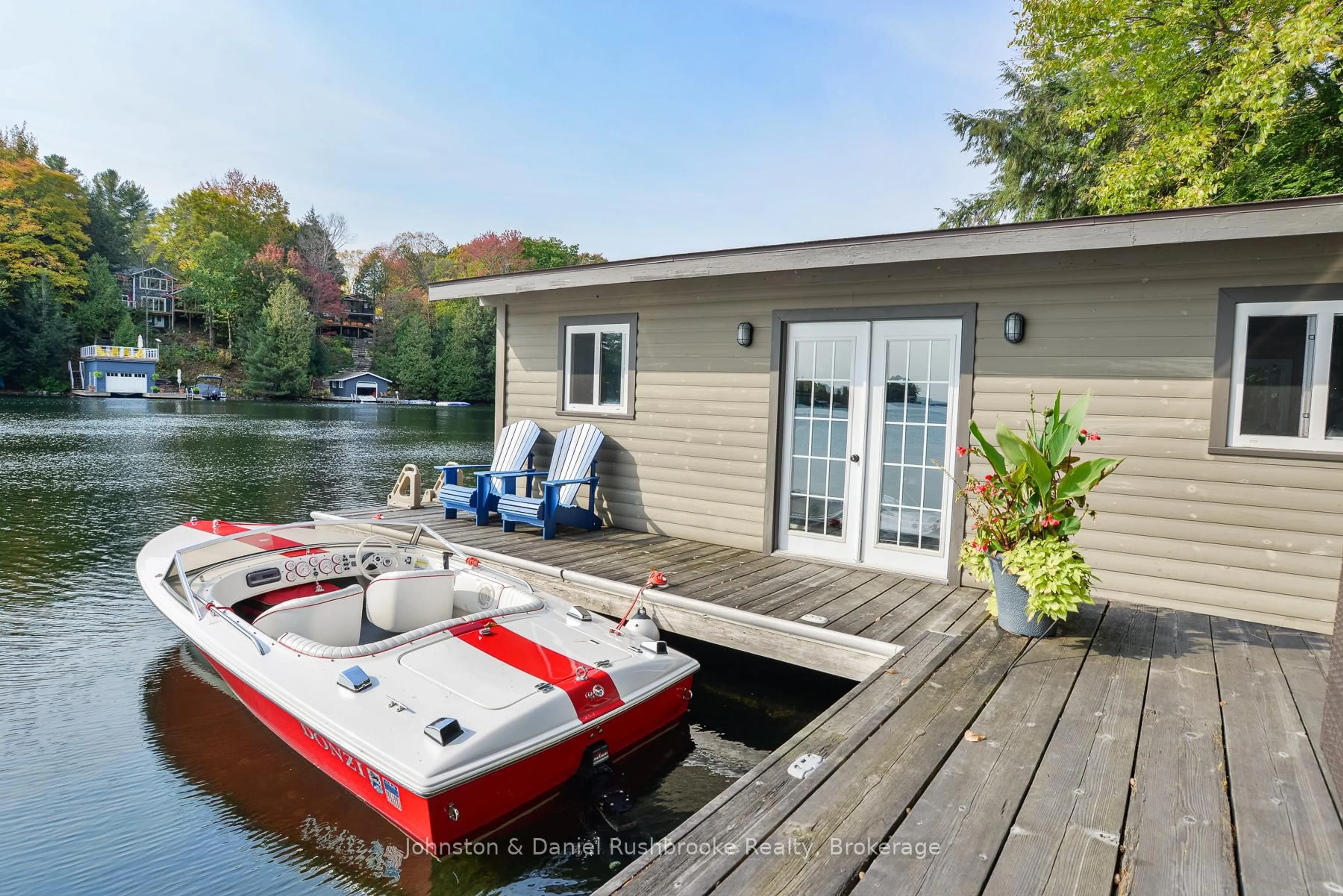 Patio, water/lake/river/ocean view for 1030 Murphy Rd, Muskoka Lakes Ontario P0C 1H0