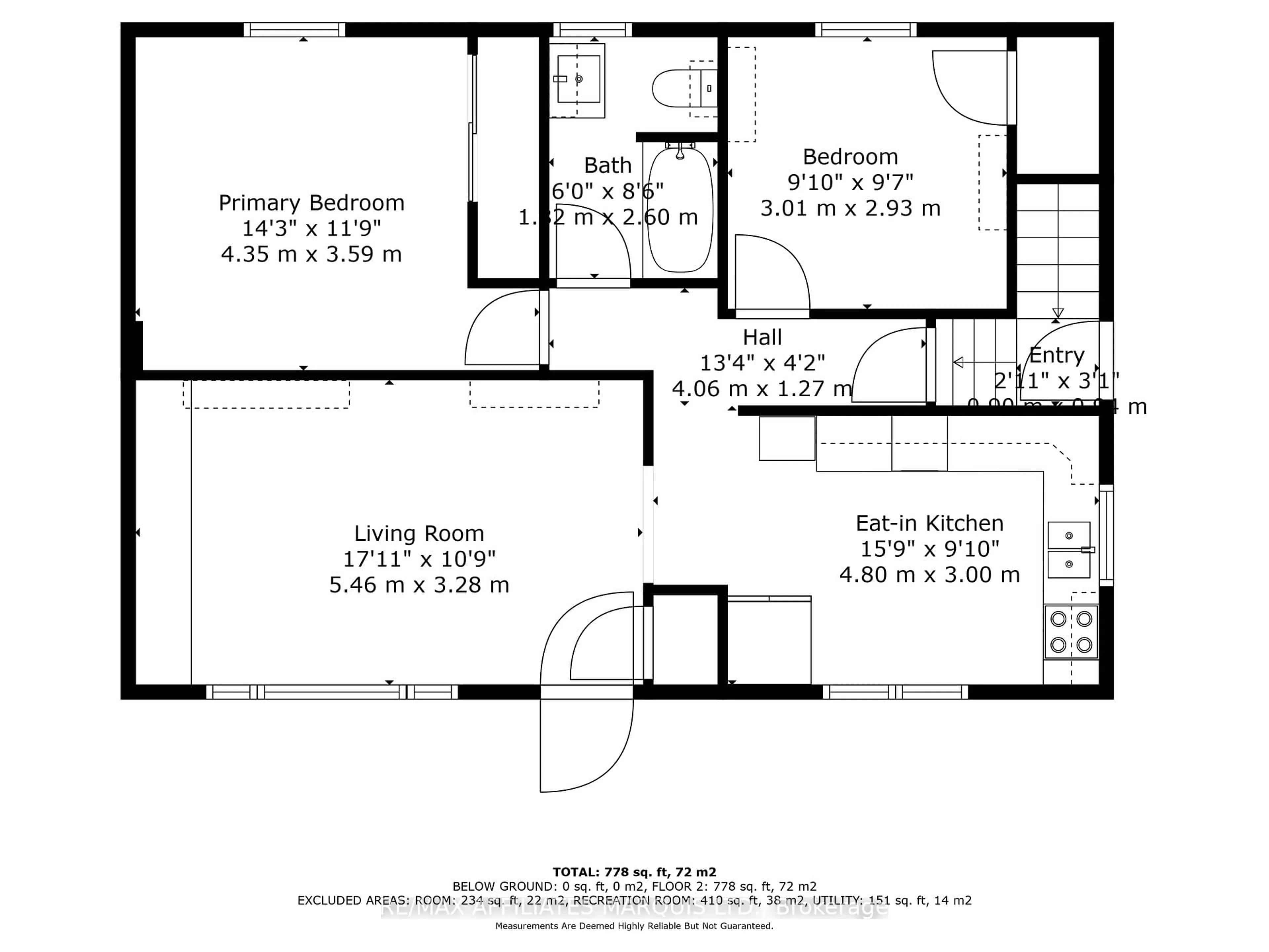 Floor plan for 513 Rivier Pl, Cornwall Ontario K6J 4B1