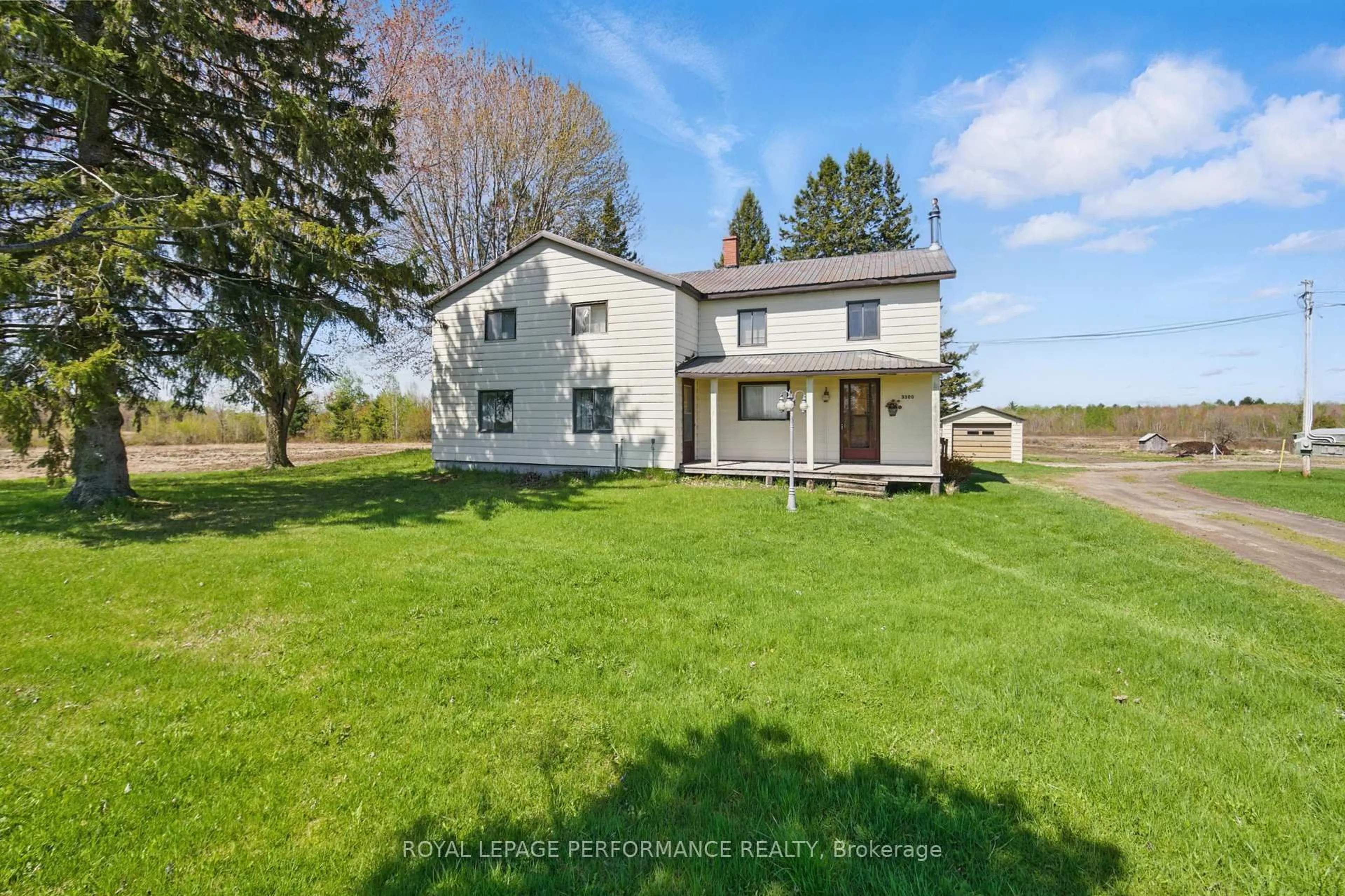 A pic from outside/outdoor area/front of a property/back of a property/a pic from drone, water/lake/river/ocean view for 3300 County Rd 14 Concession, East Hawkesbury Ontario K0B 1B0