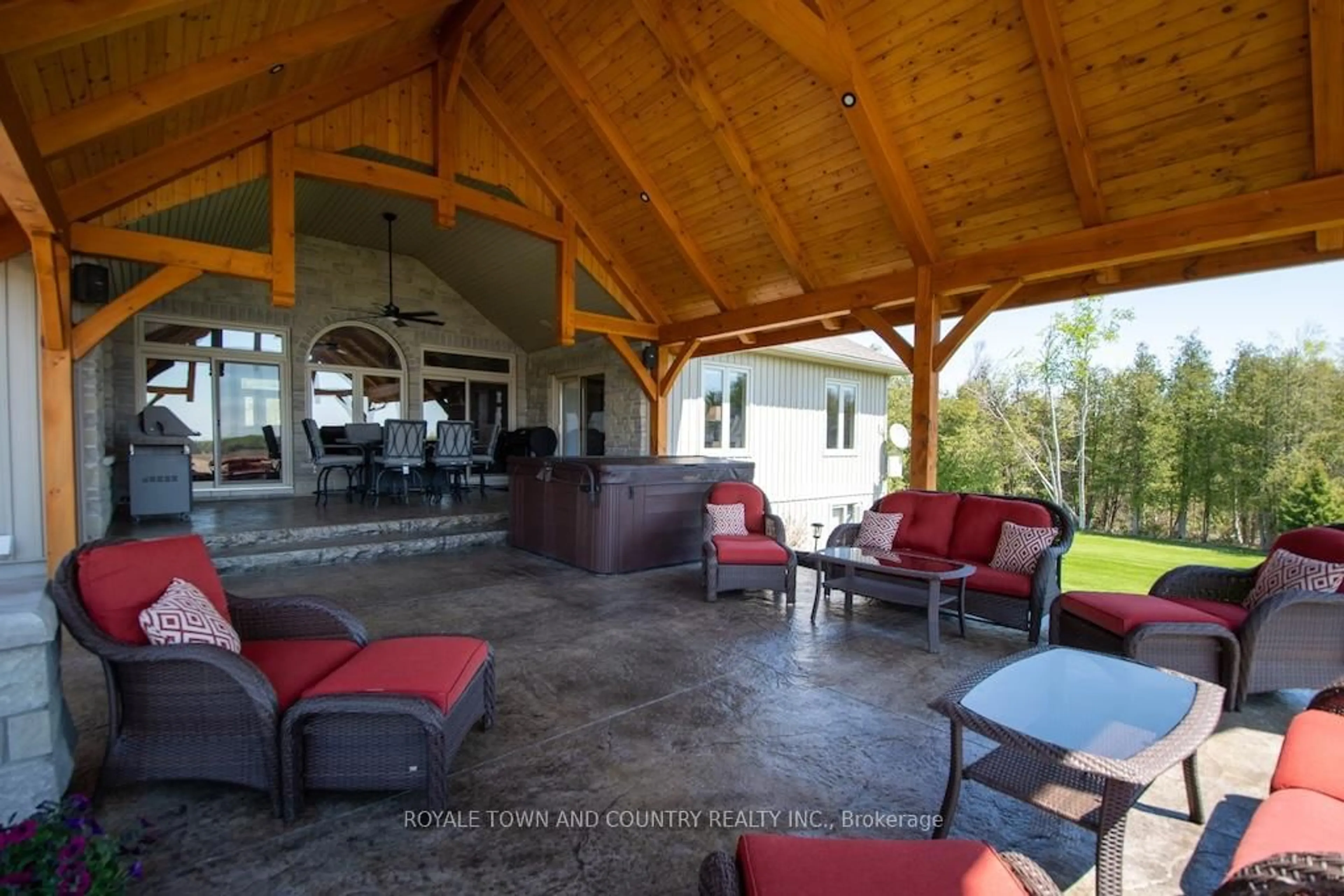 Patio, mountain view for 1308 River Rd, Kawartha Lakes Ontario K9V 4R4