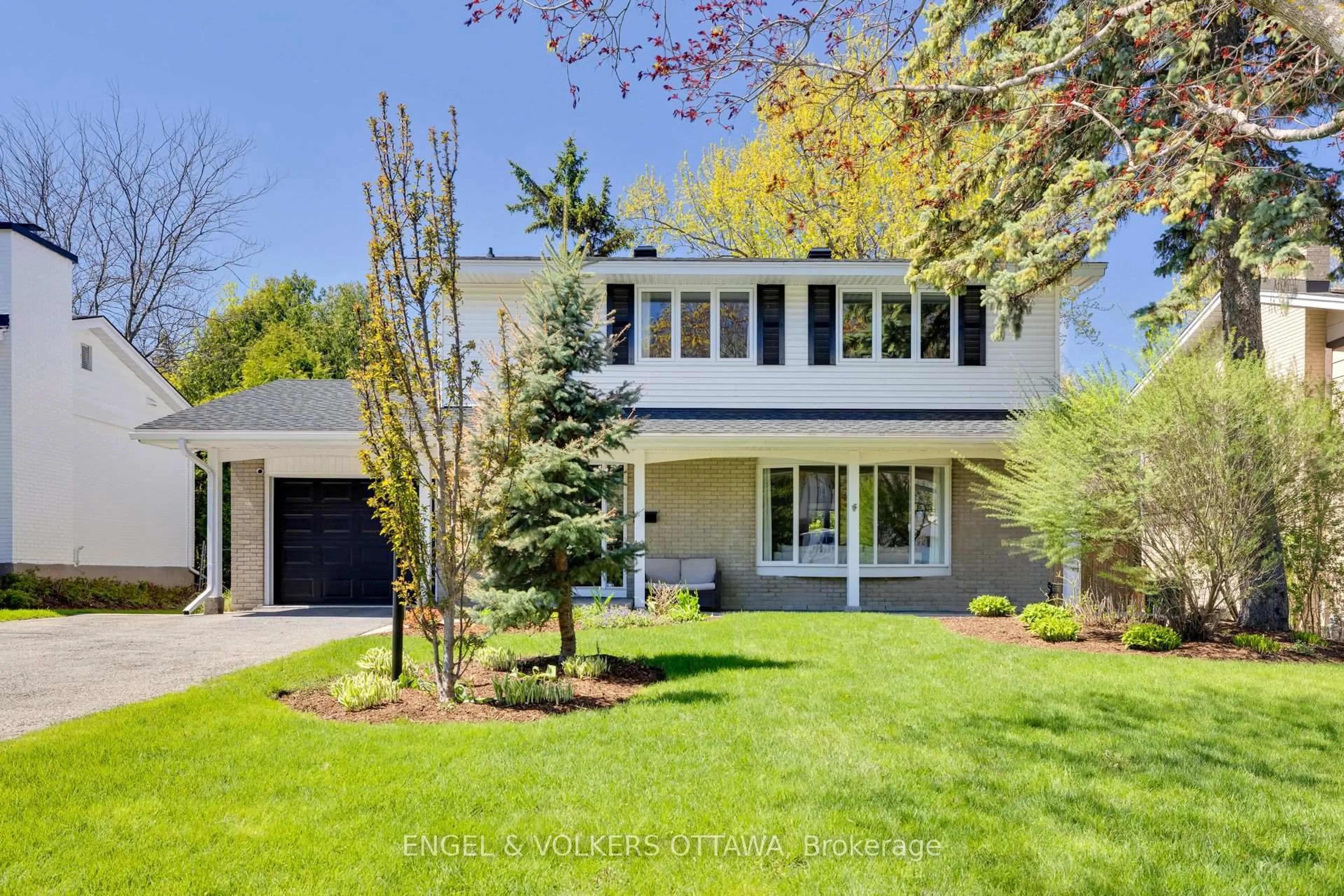 Home with brick exterior material, street for 6 Queensline Dr, Ottawa Ontario K2H 7H9