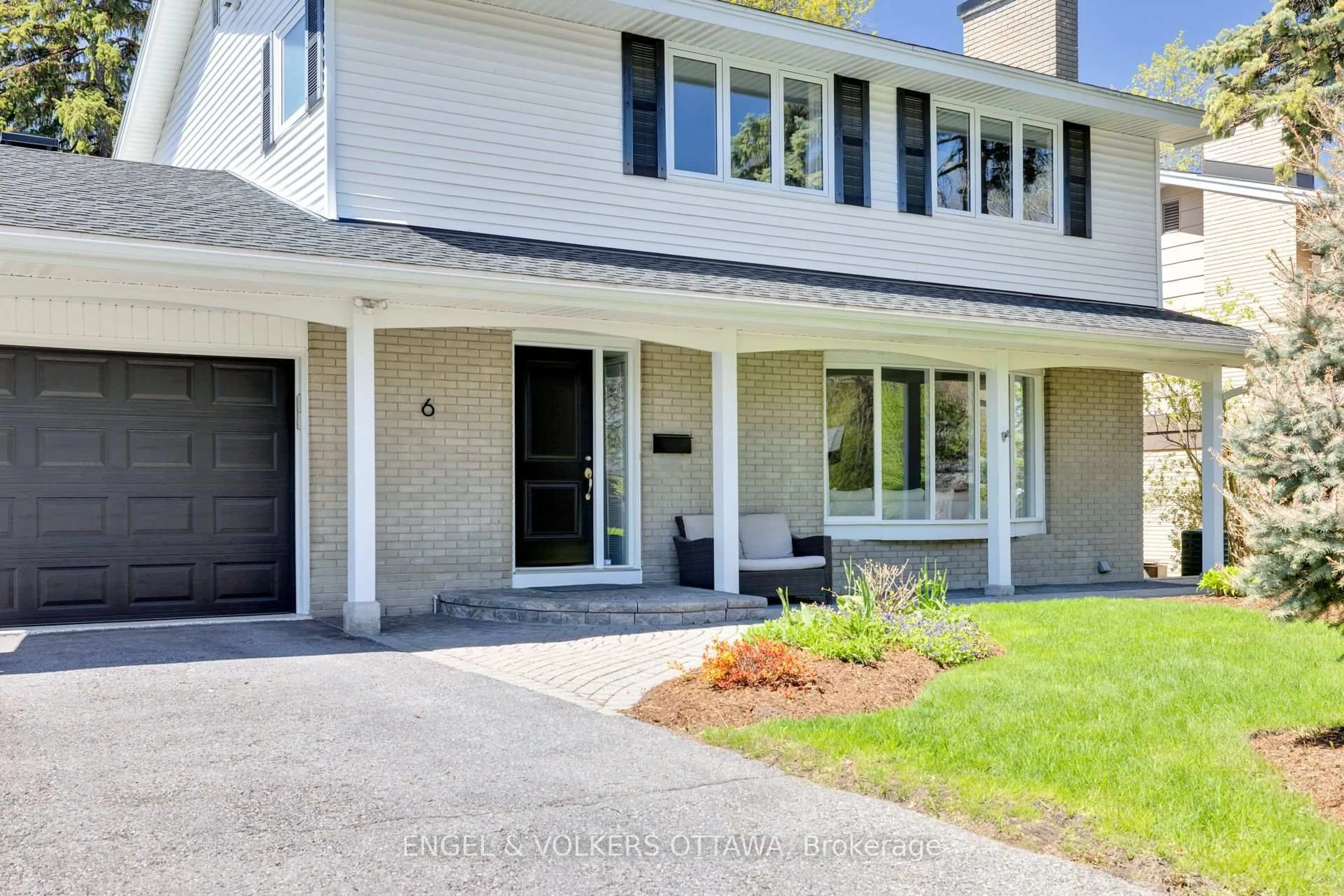 Home with brick exterior material, street for 6 Queensline Dr, Ottawa Ontario K2H 7H9