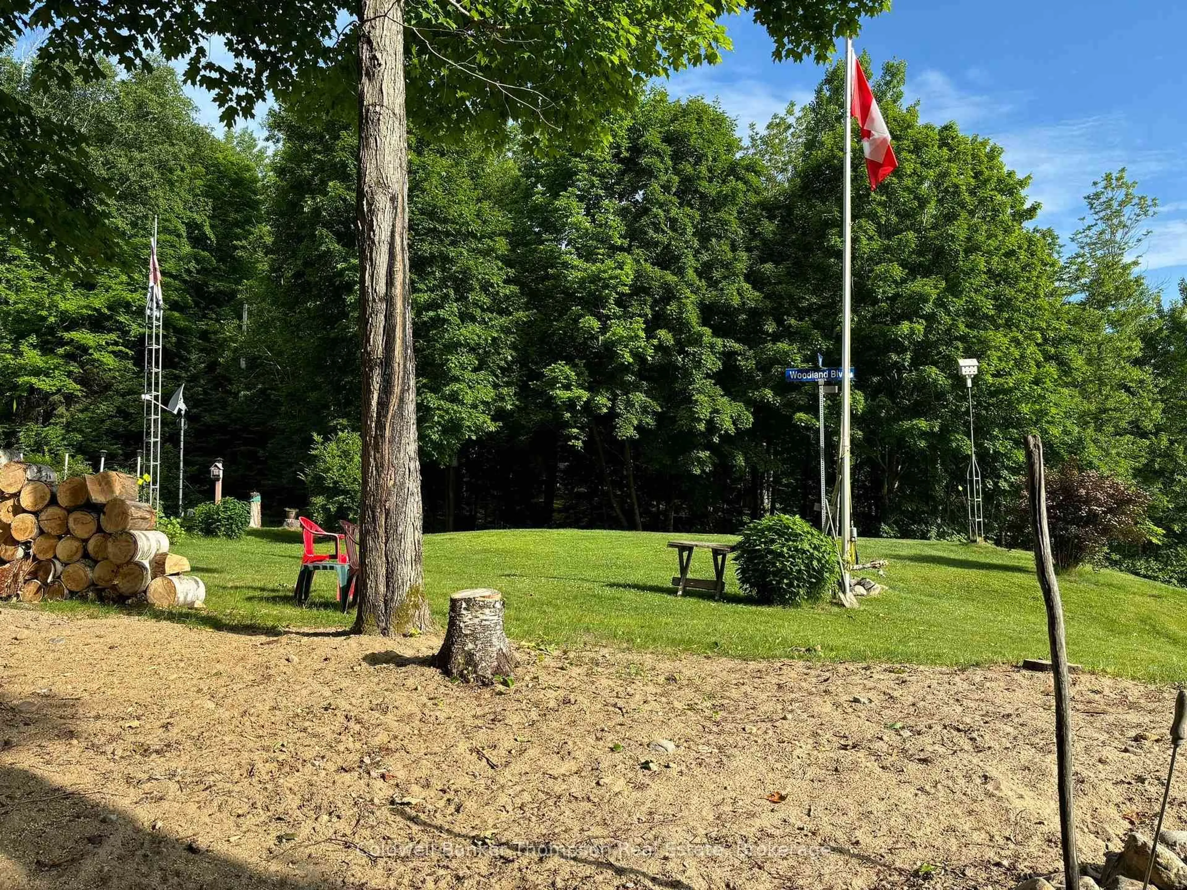 Patio, forest/trees view for 175 West Point Dr, Armour Ontario P0A 1C0