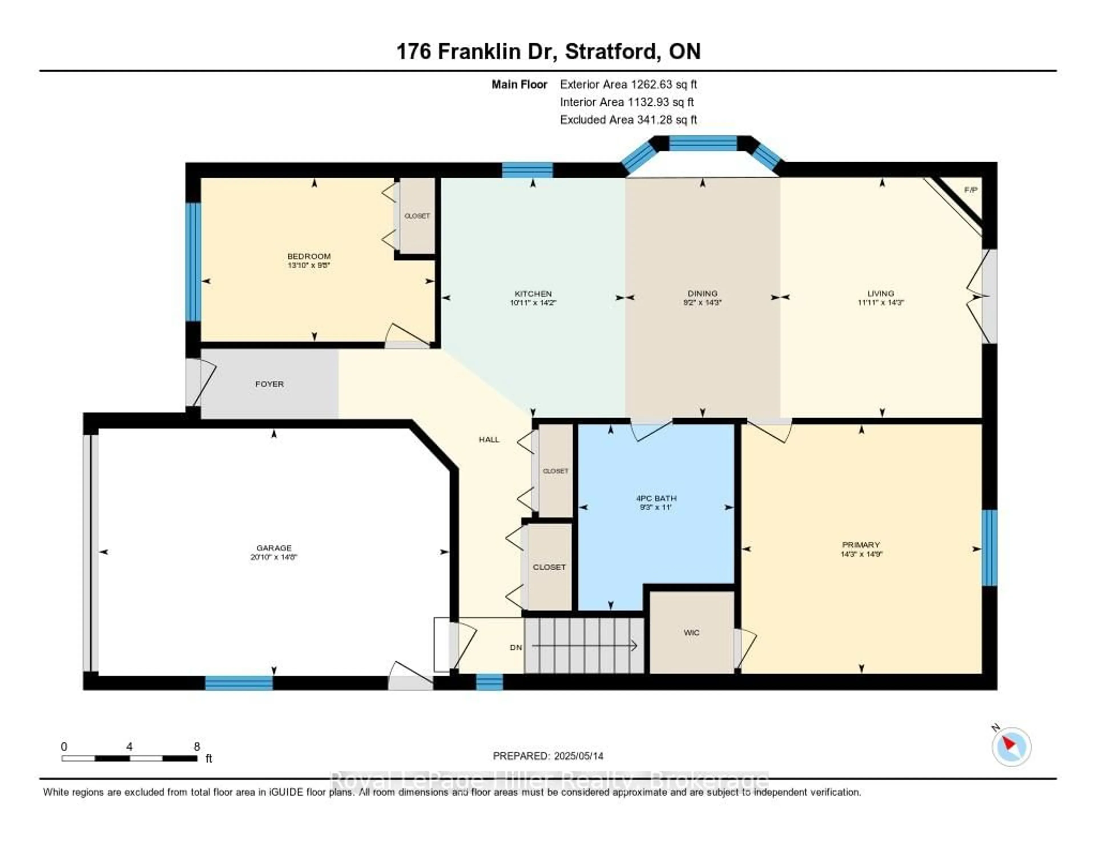 Floor plan for 176 FRANKLIN Dr, Stratford Ontario N5A 7N6