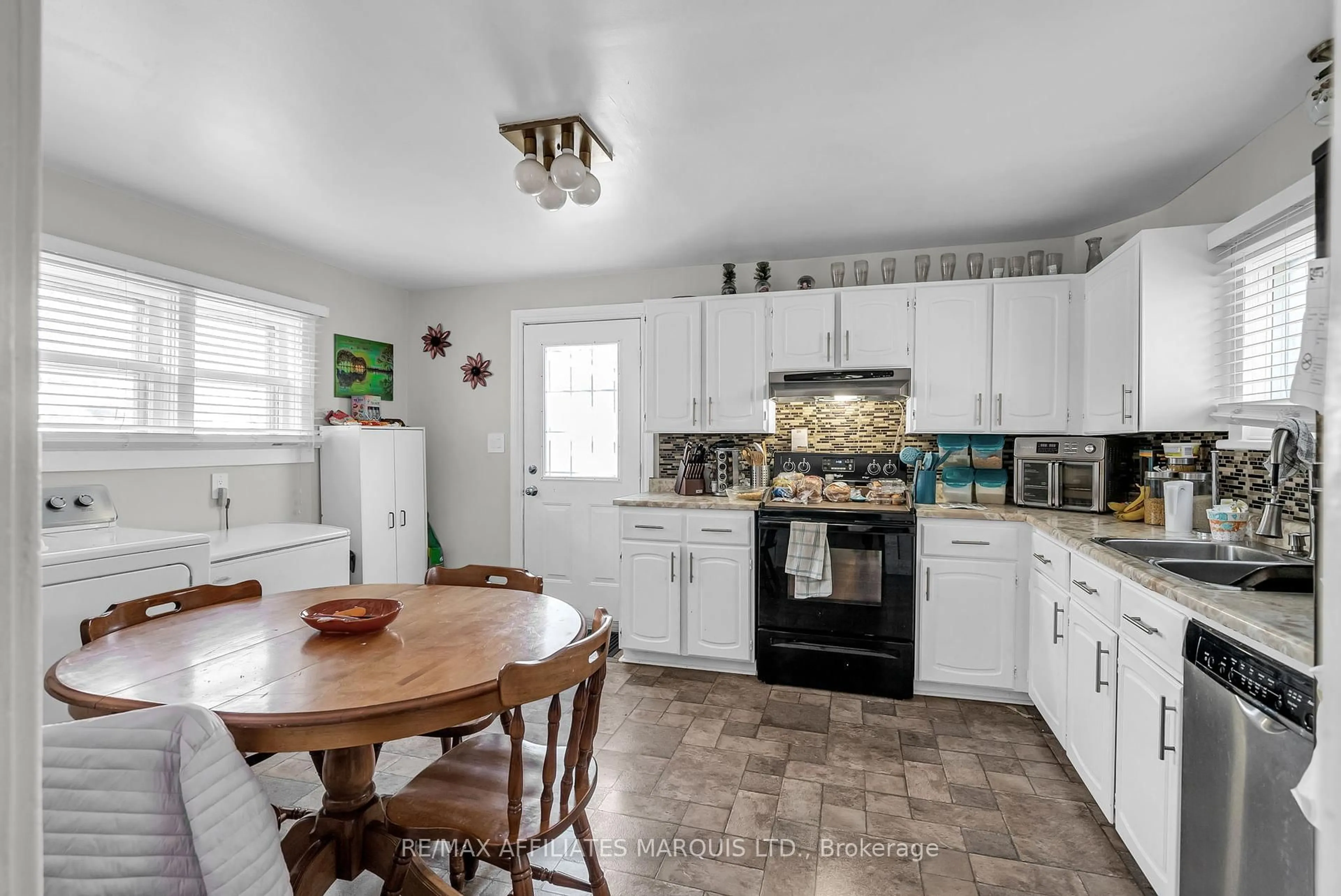 Open concept kitchen, ceramic/tile floor for 316 Mcconnell Ave, Cornwall Ontario K6H 4L5