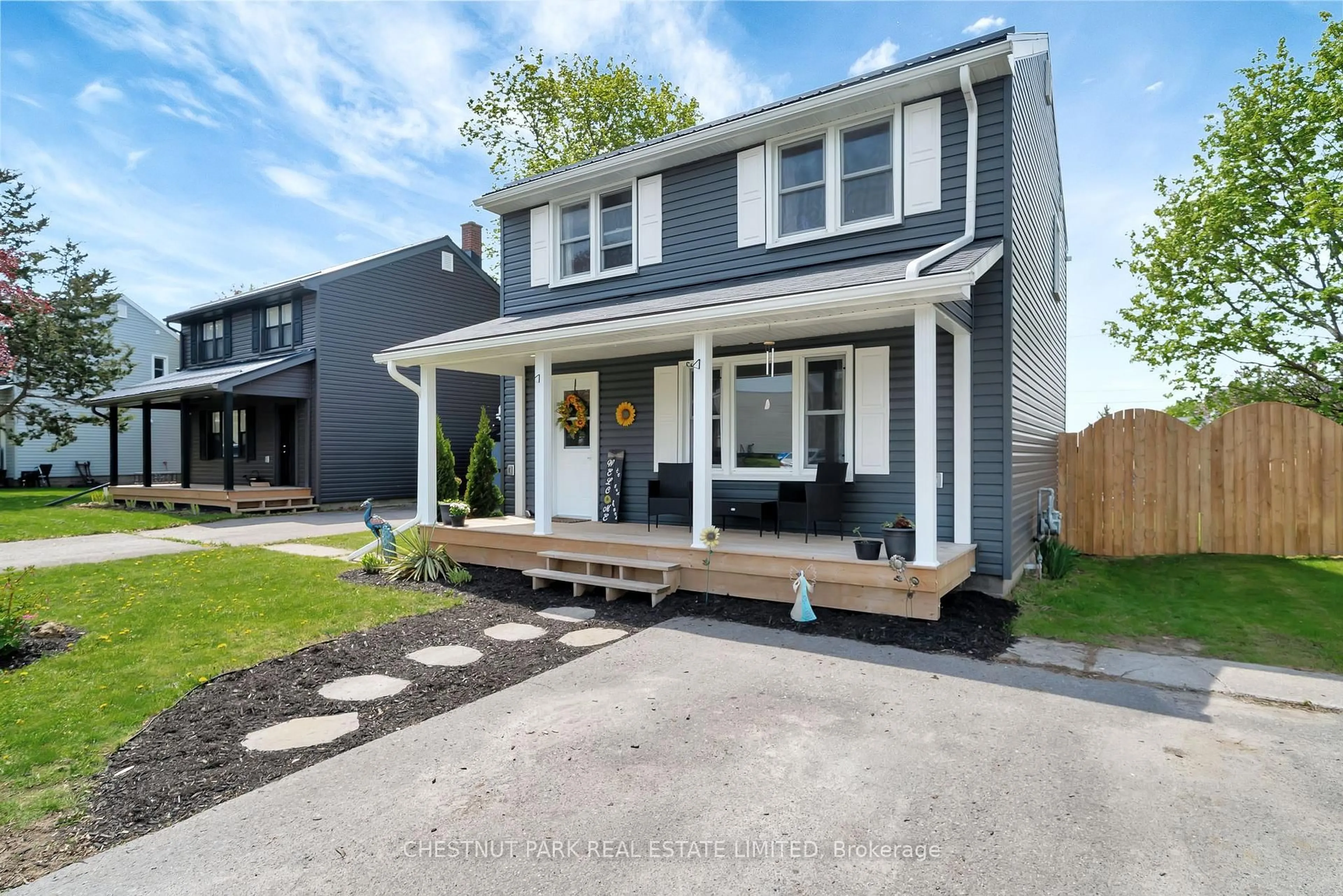 Home with vinyl exterior material, street for 7 Diver Belt Dr, Prince Edward County Ontario K0K 2T0