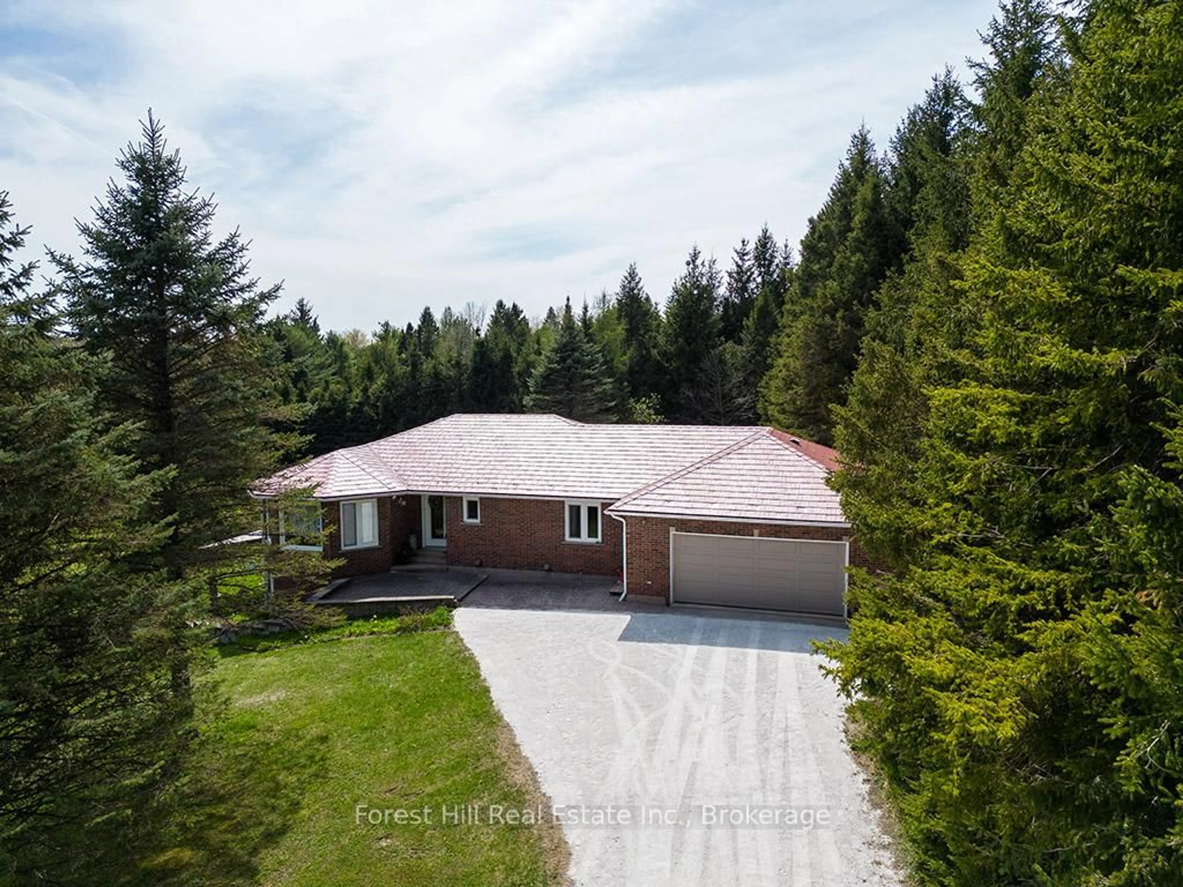 A pic from outside/outdoor area/front of a property/back of a property/a pic from drone, unknown for 494502 Traverston Rd, West Grey Ontario N0C 1H0