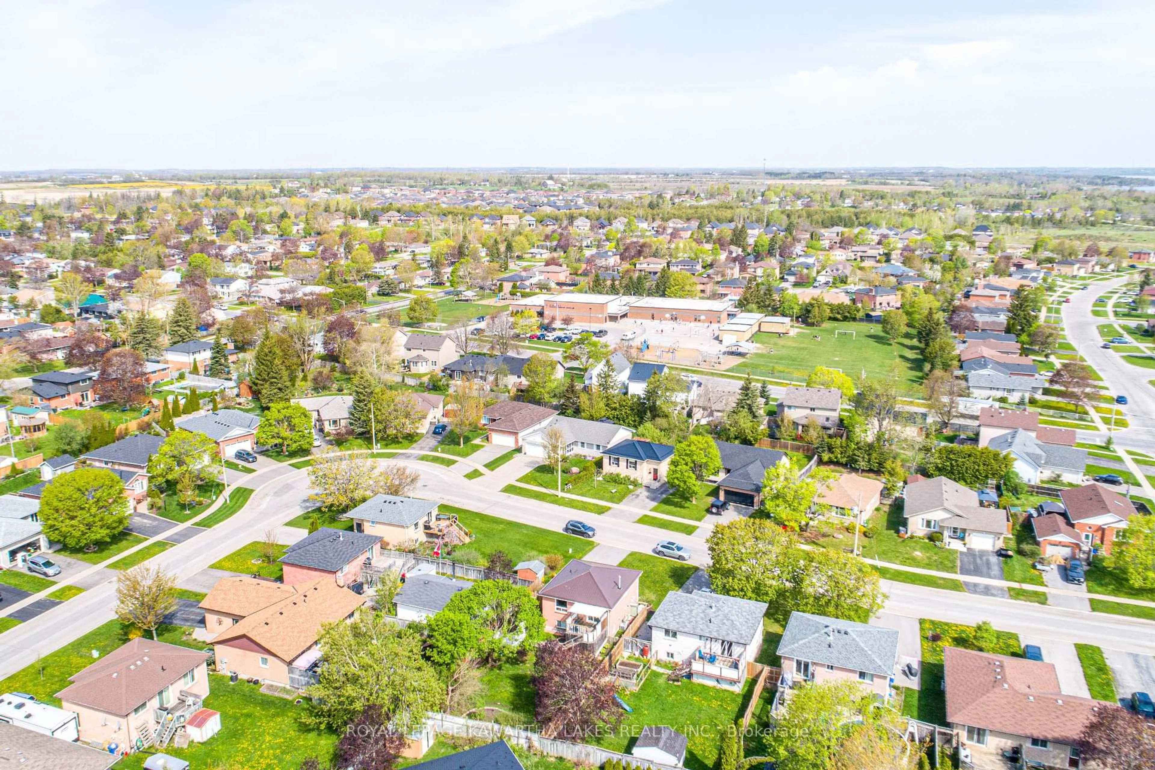 A pic from outside/outdoor area/front of a property/back of a property/a pic from drone, street for 83 Lori Blvd, Kawartha Lakes Ontario K9V 6V7