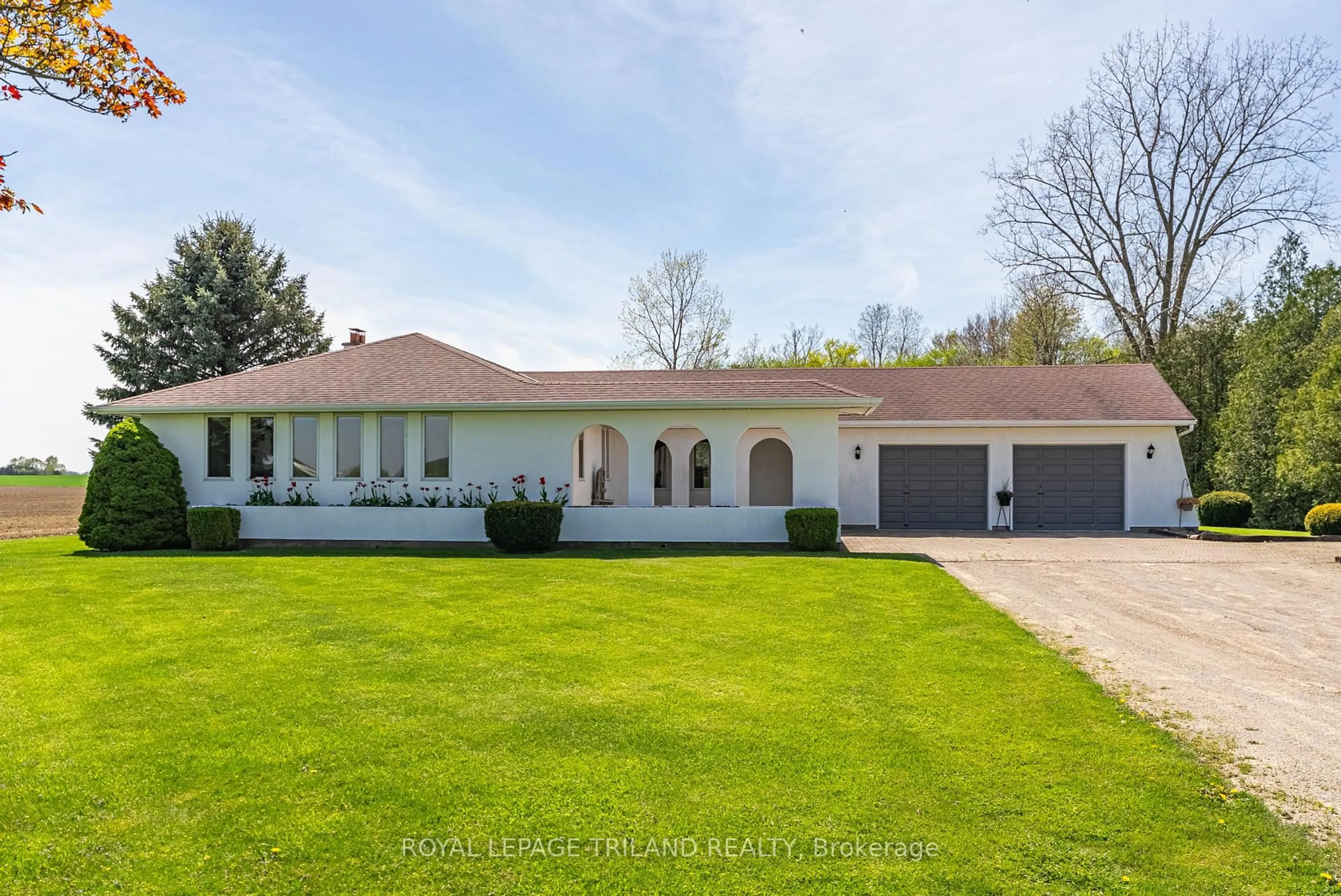 A pic from outside/outdoor area/front of a property/back of a property/a pic from drone, street for 15295 Dorchester Rd, Malahide Ontario N0L 1B0