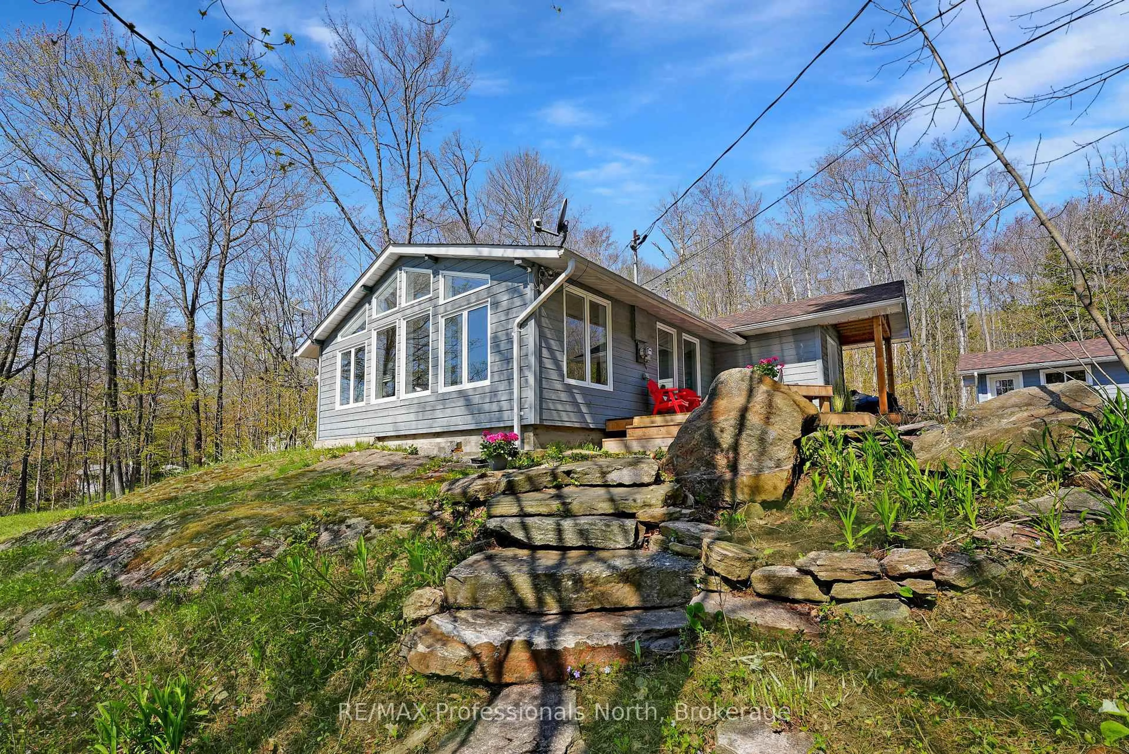 Patio, water/lake/river/ocean view for 13914 Hwy 35 N/A, Minden Hills Ontario K0M 2K0