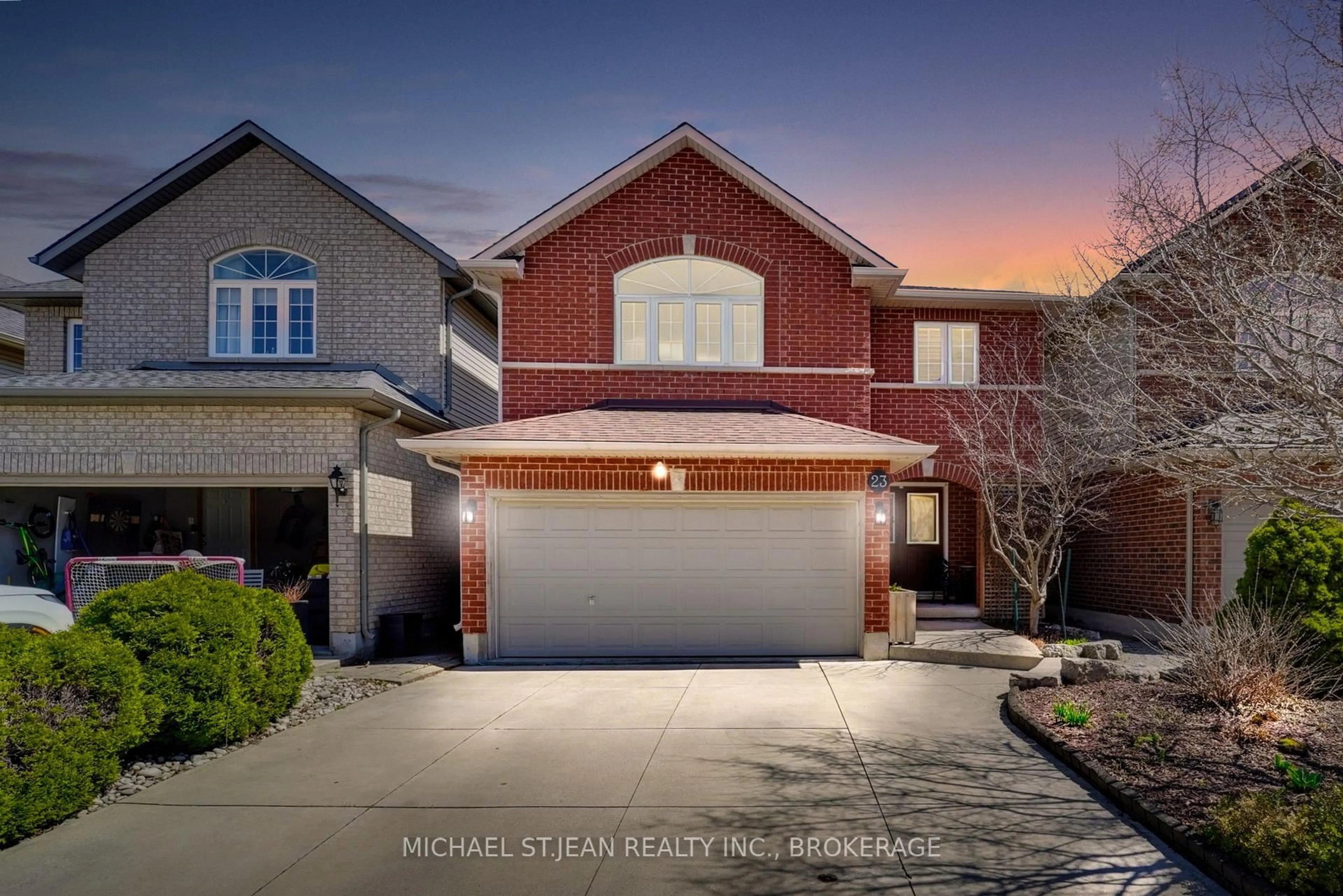 Home with brick exterior material, street for 23 Giovanna Dr, Hamilton Ontario L9B 2Y4