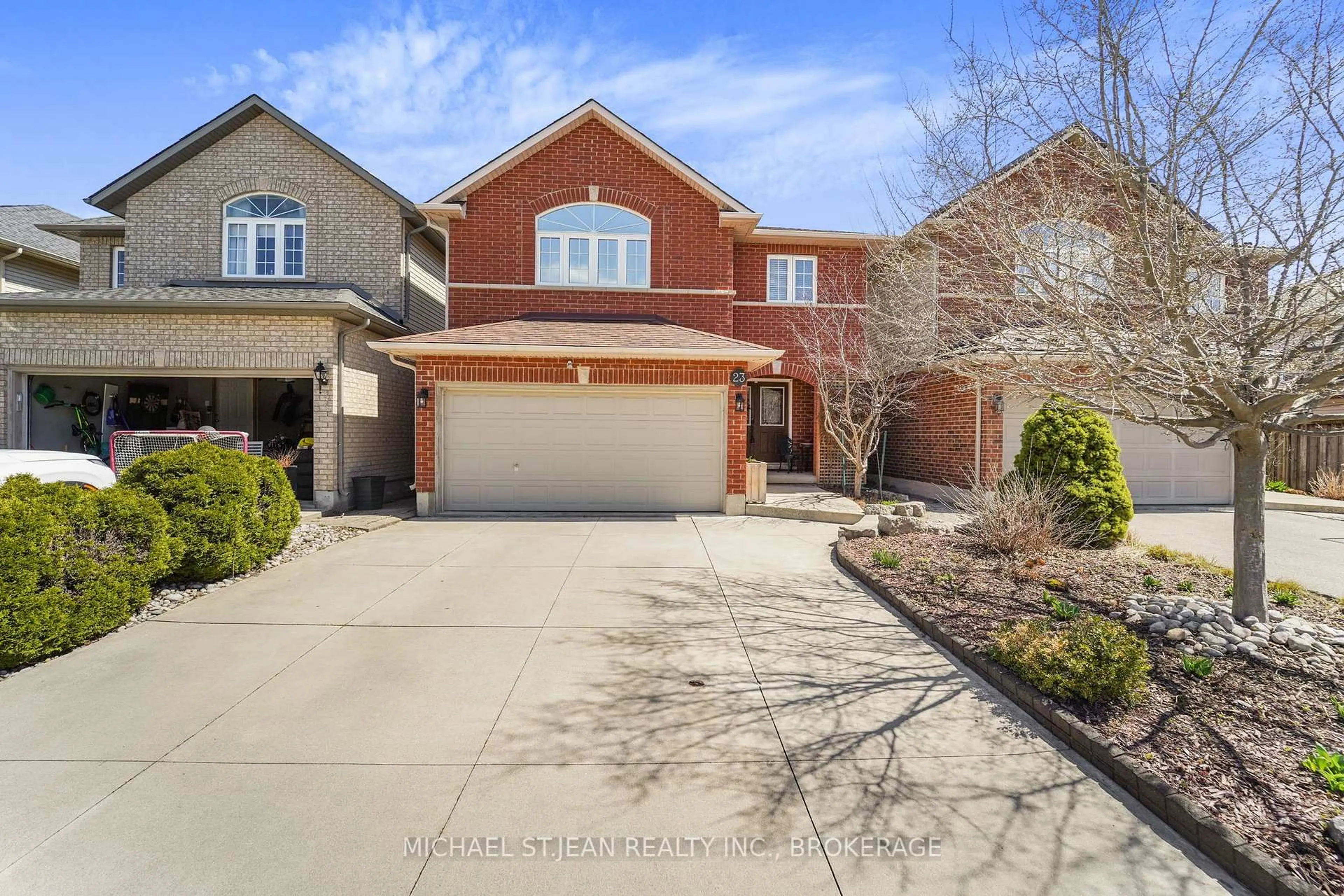 Home with brick exterior material, street for 23 Giovanna Dr, Hamilton Ontario L9B 2Y4