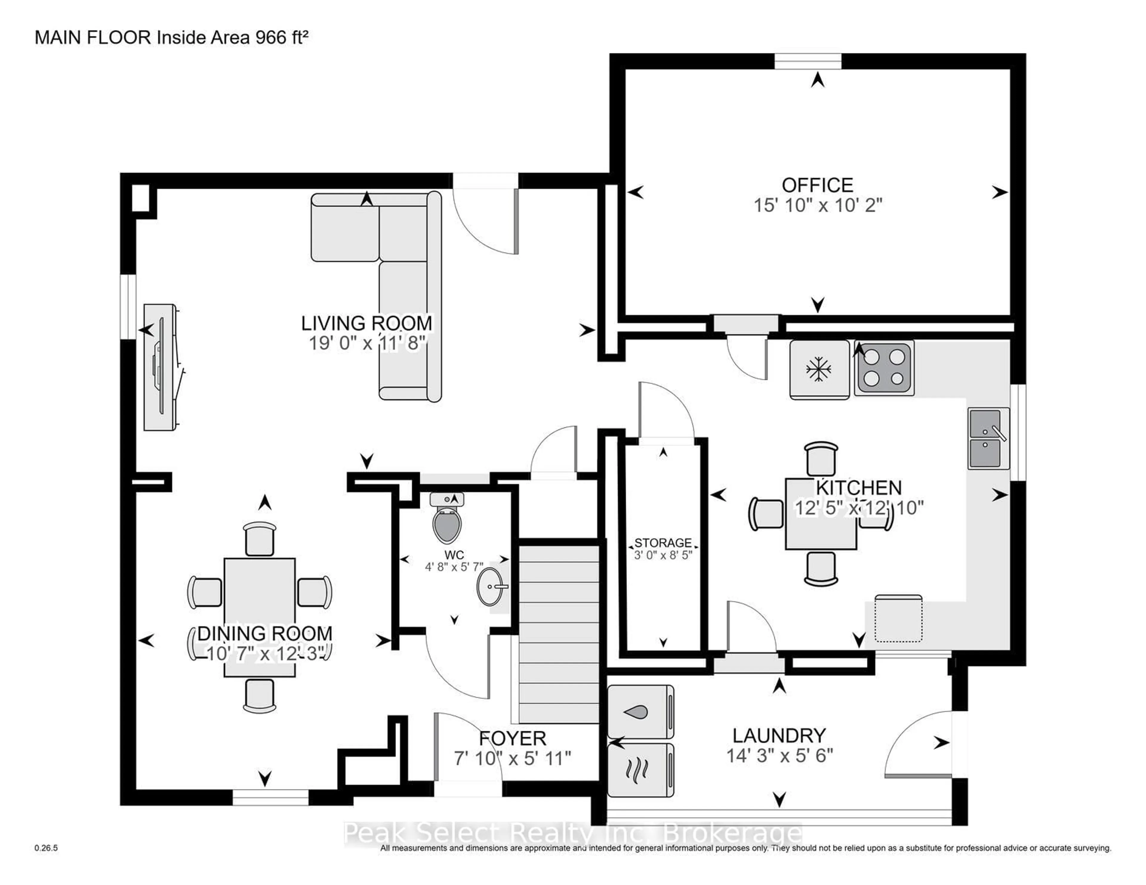 Floor plan for 204 Victoria St, St. Marys Ontario N4X 1A4