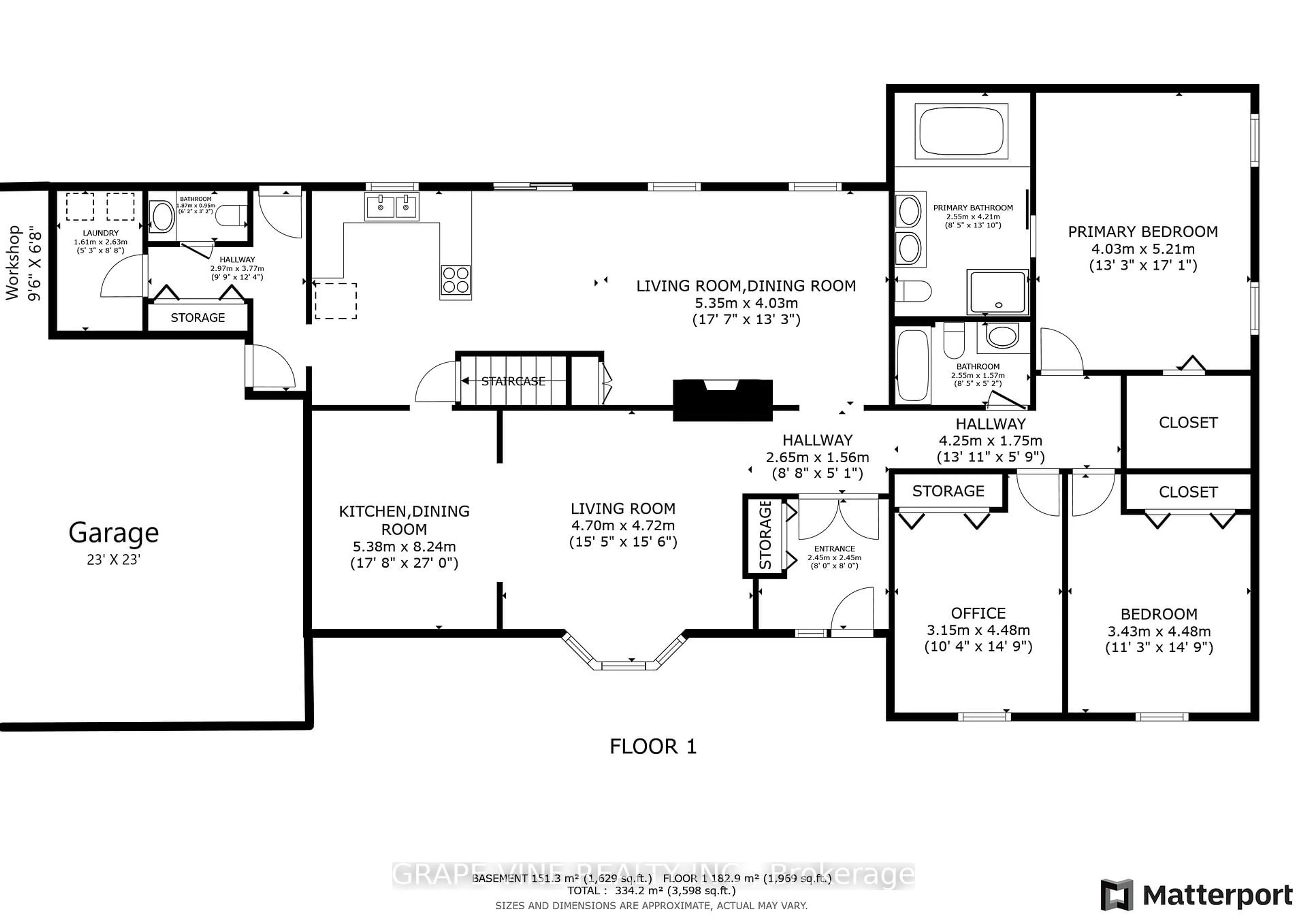 Floor plan for 4525 Mcneely Rd, Navan Ontario K4B 1J1