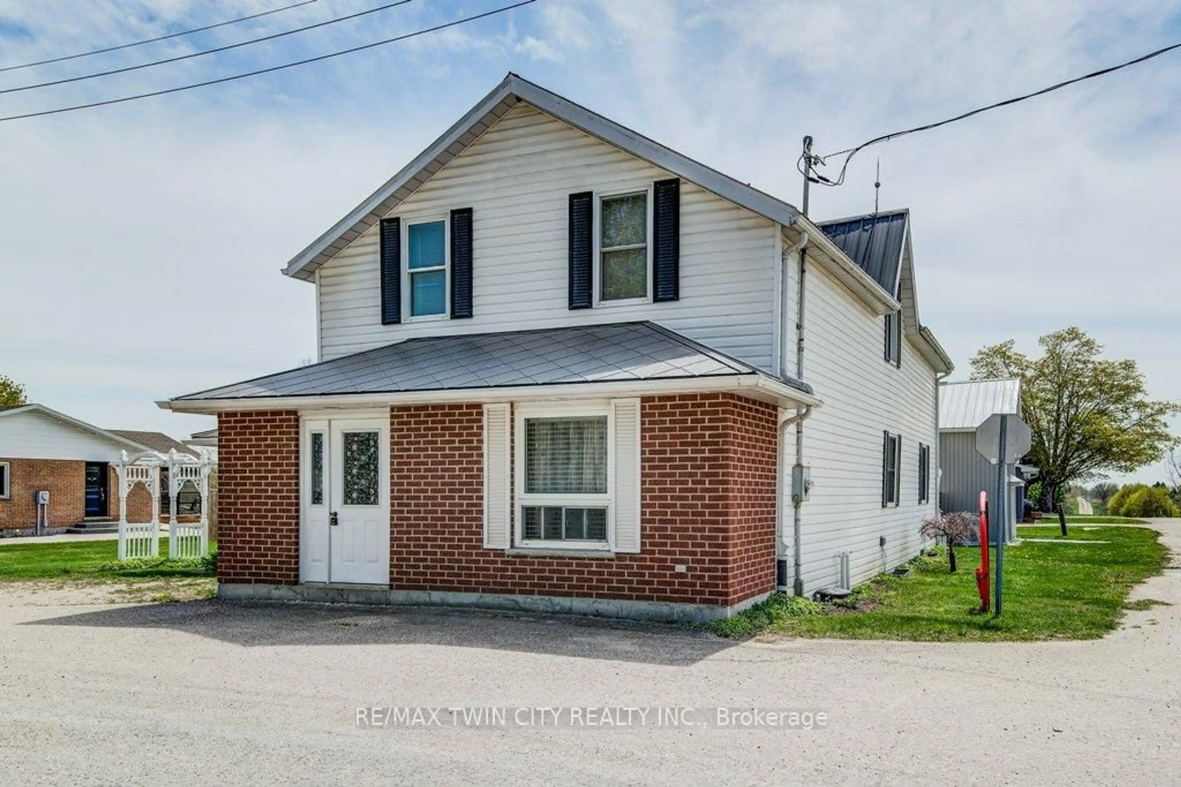 Home with brick exterior material, street for 5207 88 Line, North Perth Ontario N0G 1Y0