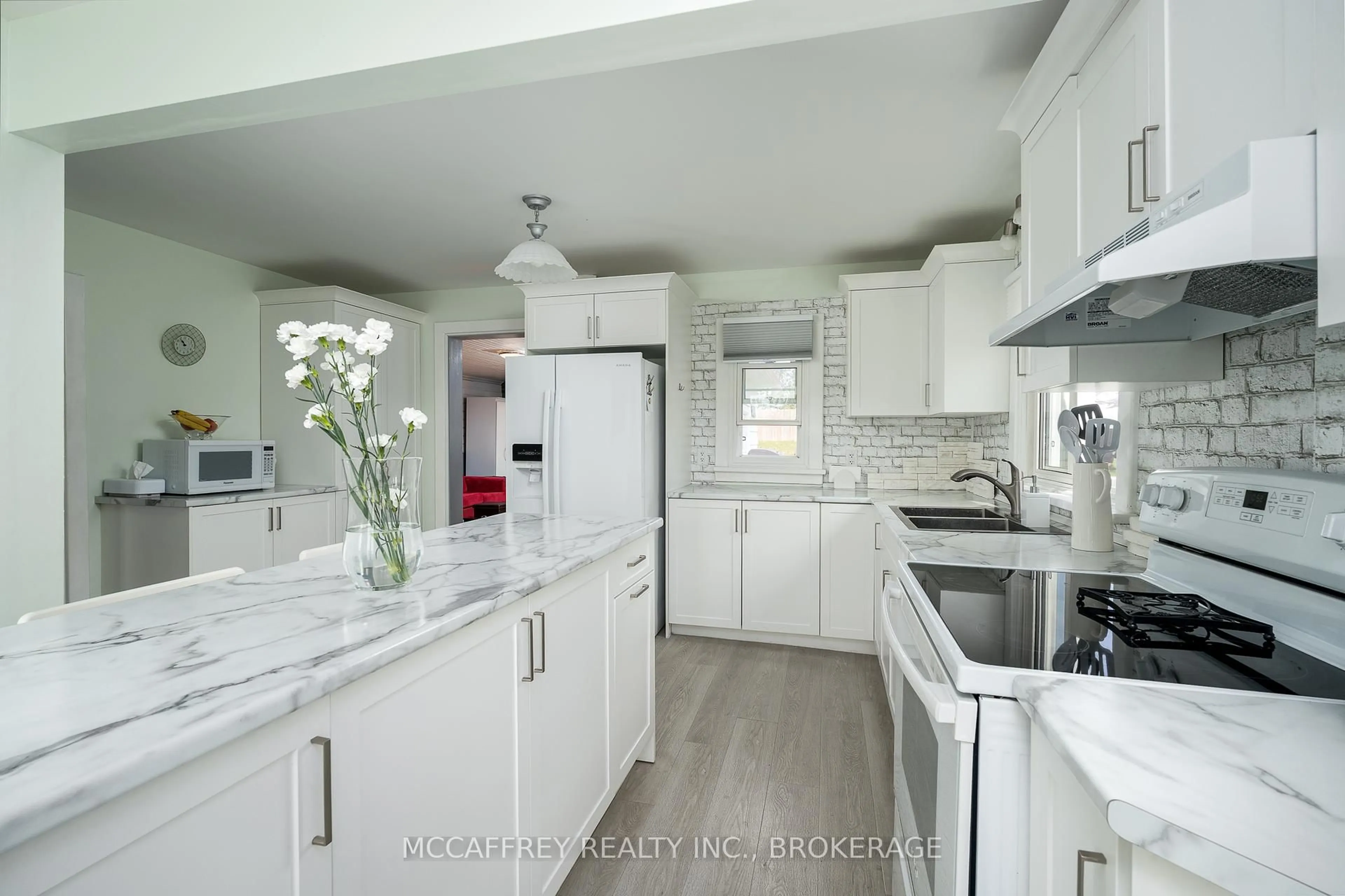 Open concept kitchen, ceramic/tile floor for 4669 Bath Rd, Bath Ontario K0H 1G0