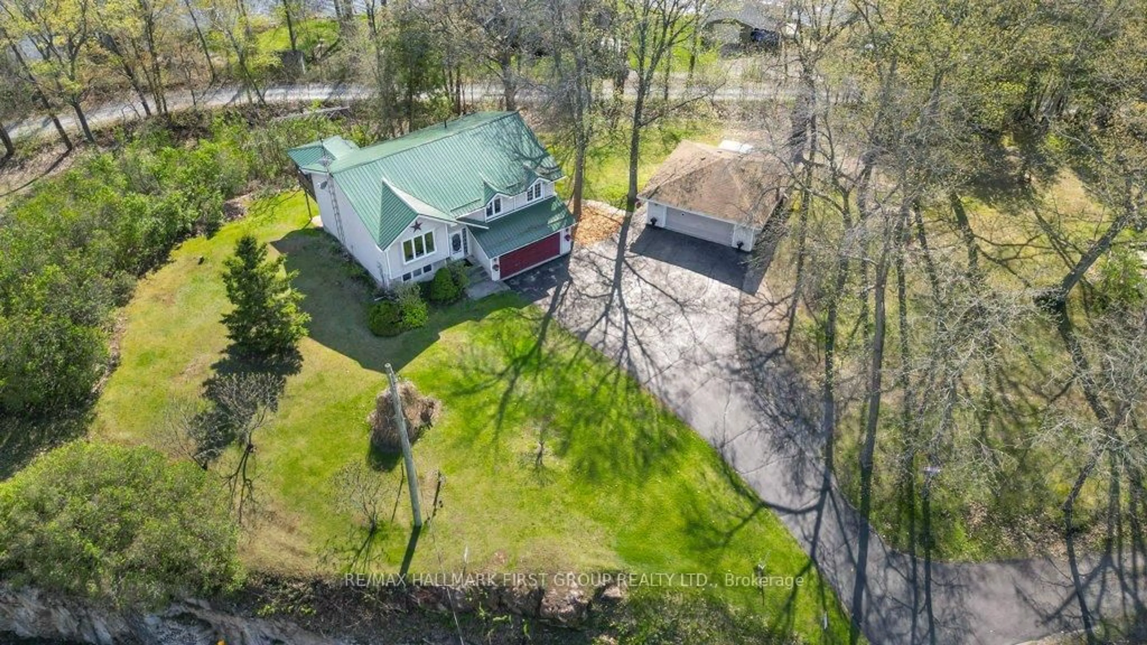 A pic from outside/outdoor area/front of a property/back of a property/a pic from drone, unknown for 13239 Highway 62 N/A, Madoc Ontario K0K 2K0