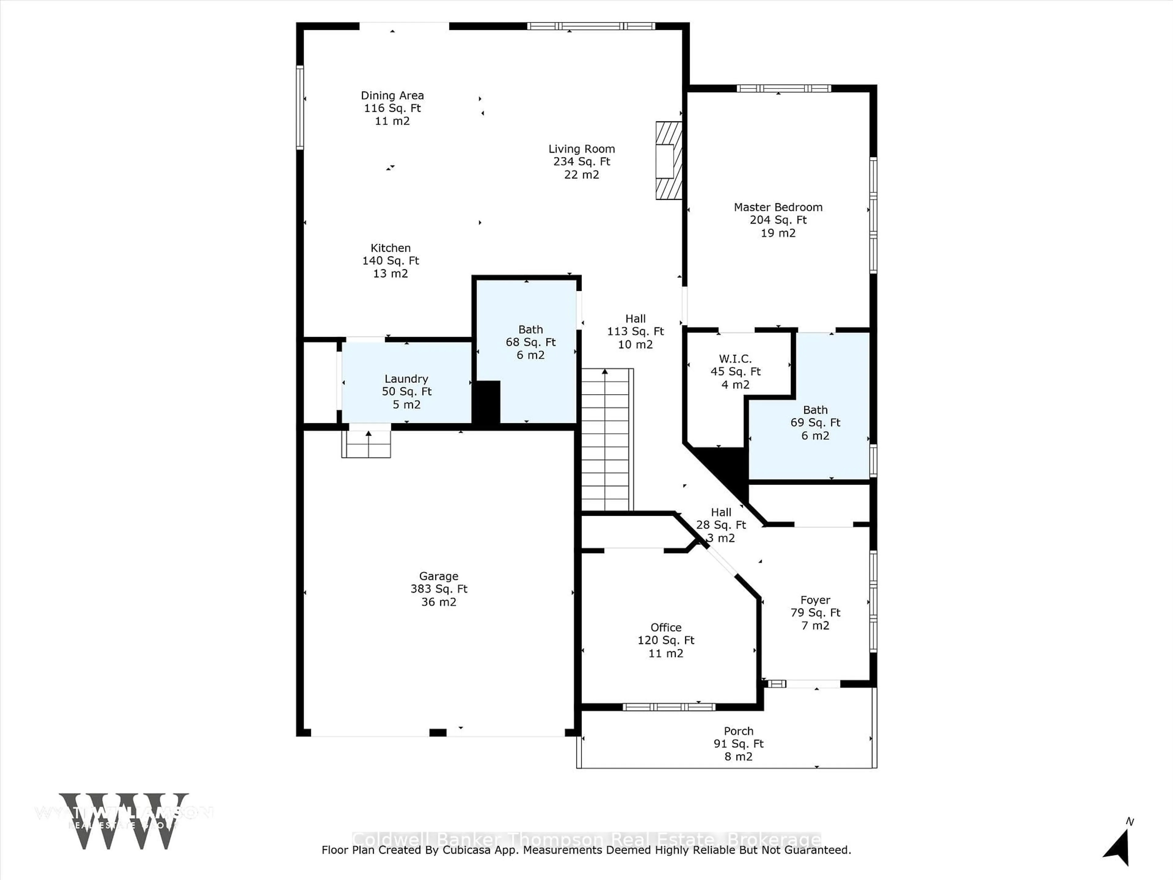 Floor plan for 42 Woodstream Dr, Huntsville Ontario P1H 0B7