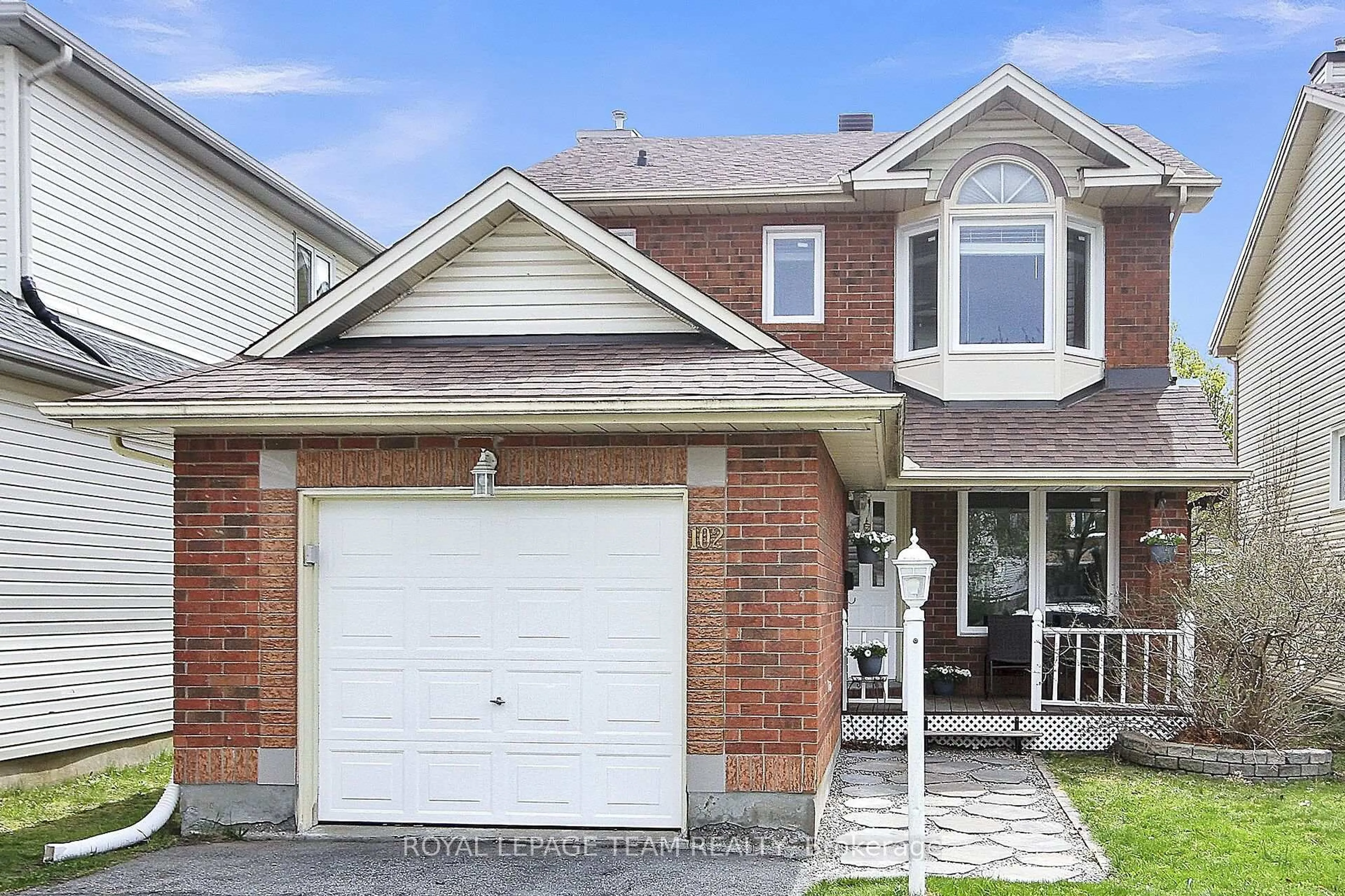 Home with brick exterior material, street for 102 Longshire Circ, Ottawa Ontario K2J 4K8